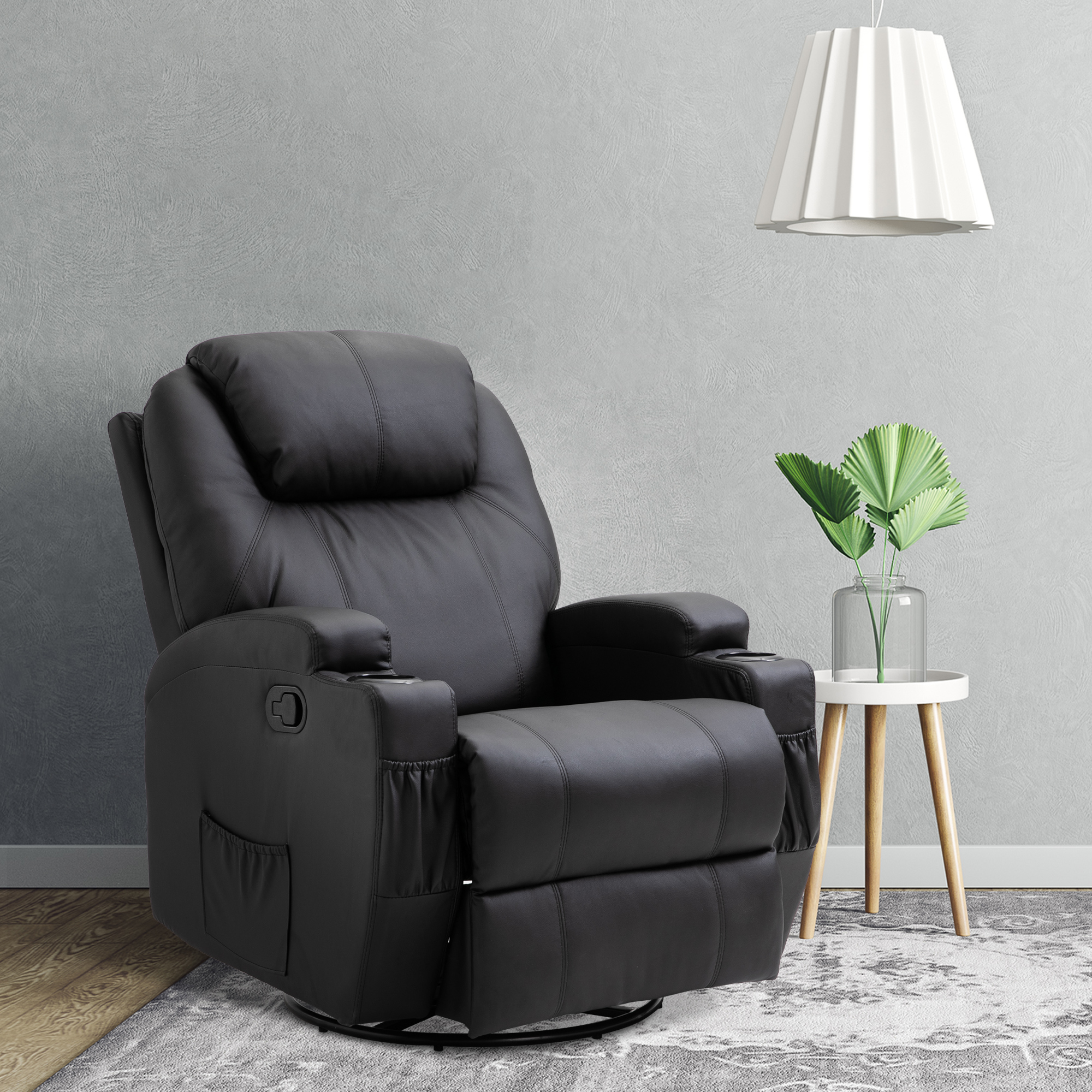 HOMCOM massagestoel tv-stoel relaxstoel tv-stoel