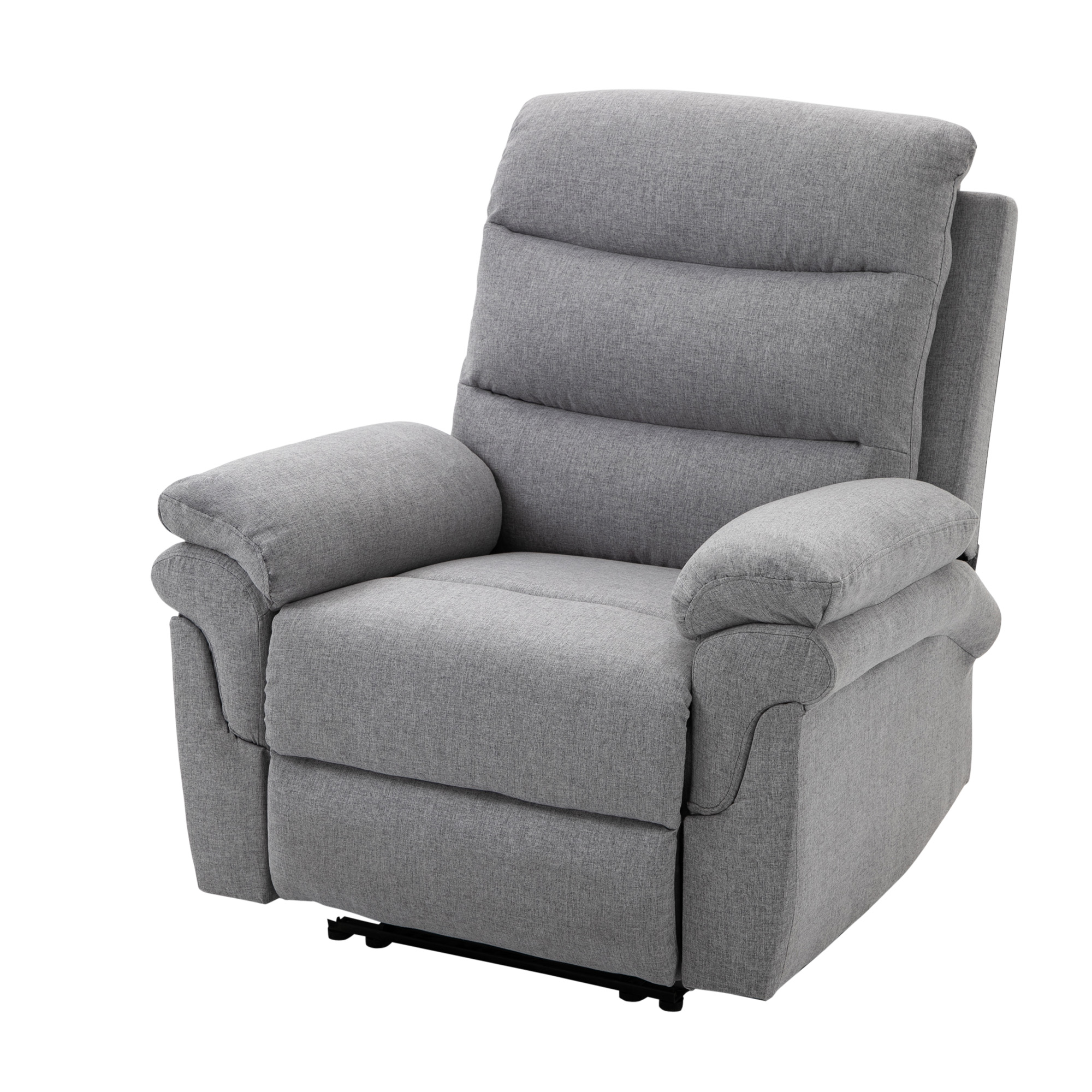 HOMCOM relaxfauteuil met ligfunctie 91 cm x 92 cm x 102 cm