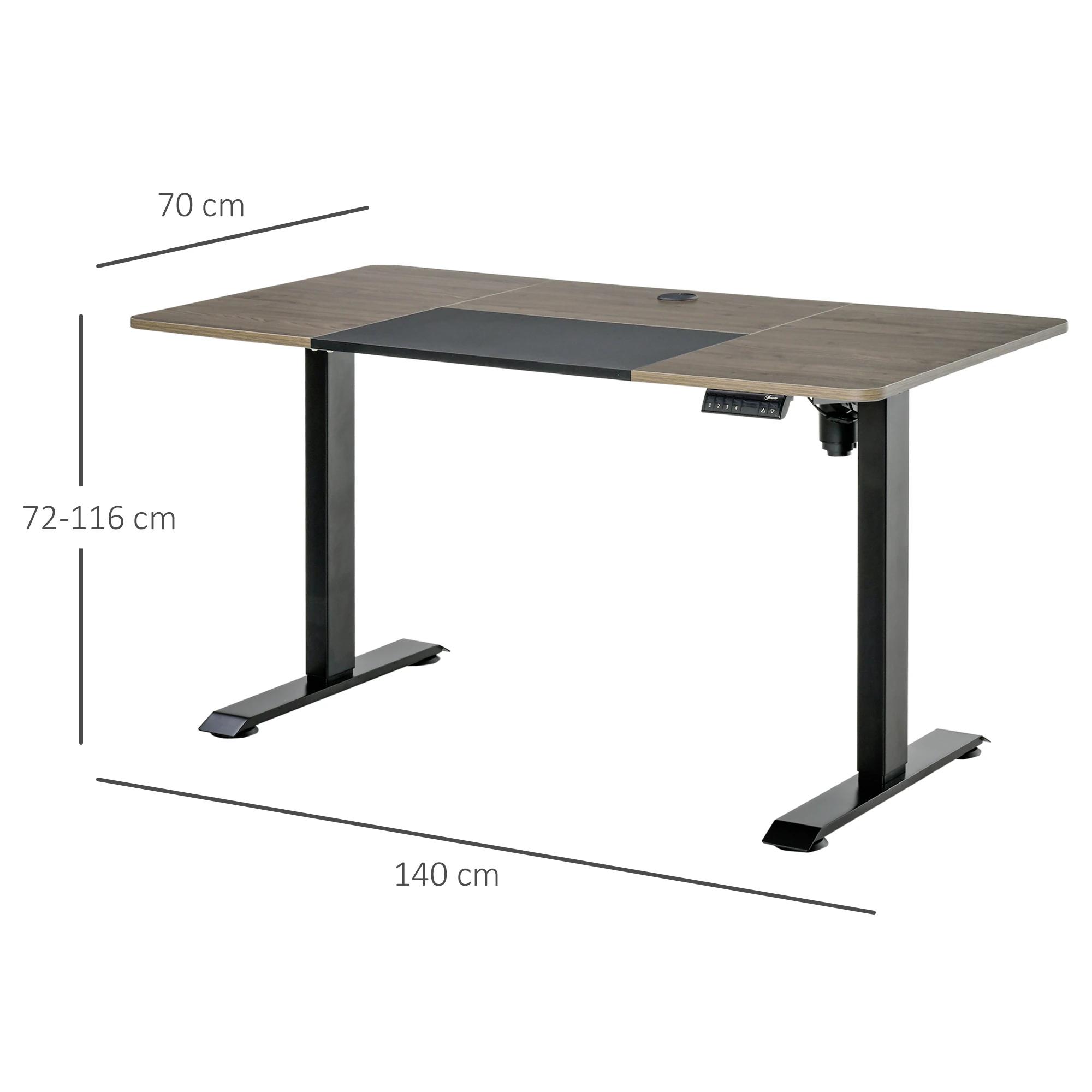 Vinsetto elektrisch bureau computertafel Bureau