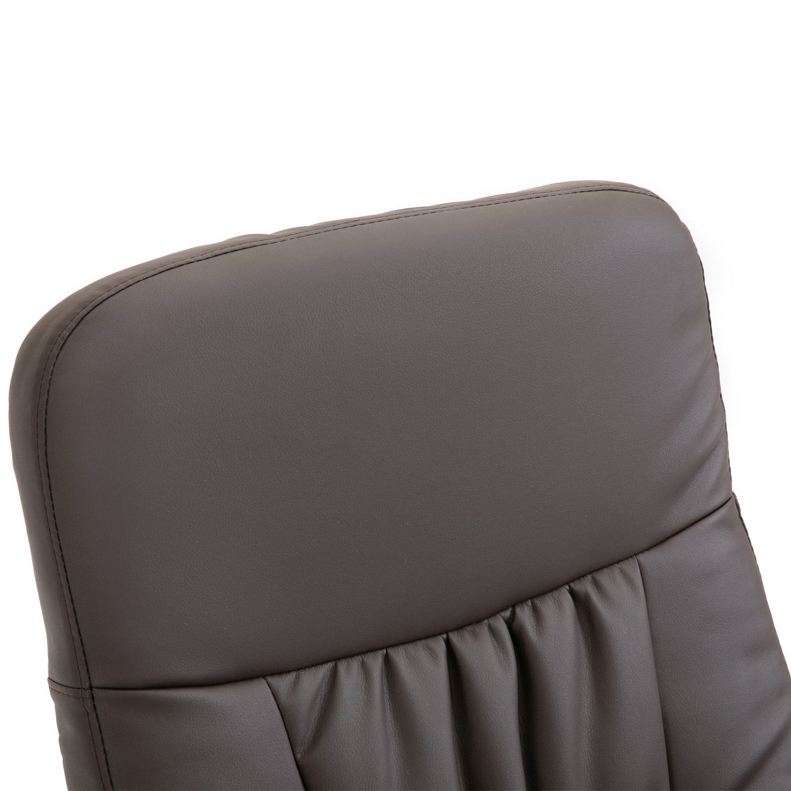 HOMCOM massagestoel met voetenbank 145° helling bruin