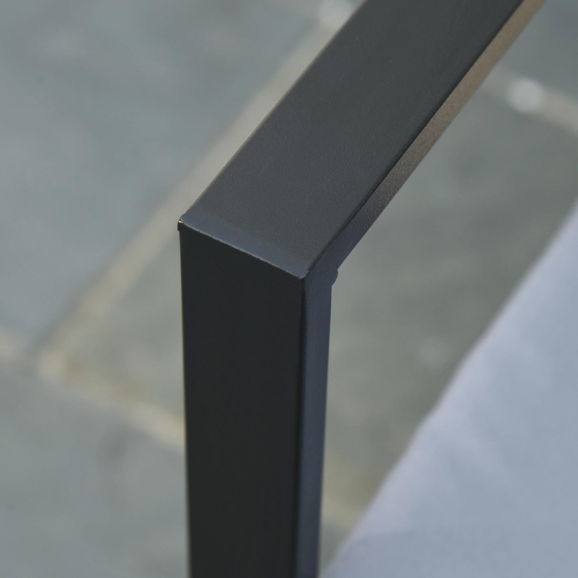 Outsunny Poly-rotan zitgroep 5-delig Tuinset met kussens tuin grijs