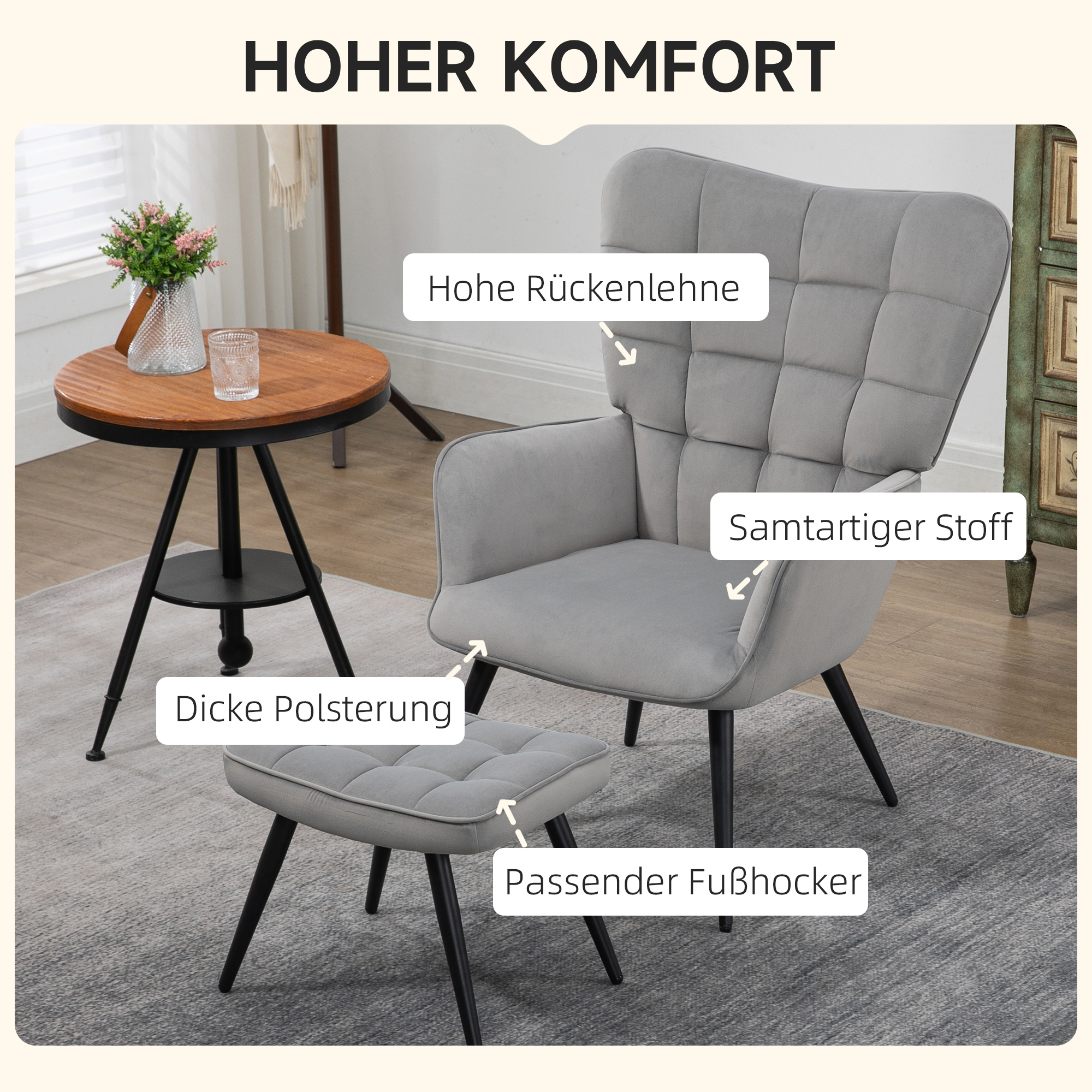 HOMCOM Bureaustoel, computerstoel, 1 hoofdsteun, inklapbare armleuningen, 62 cm x 58 cm x 133 cm, roze.