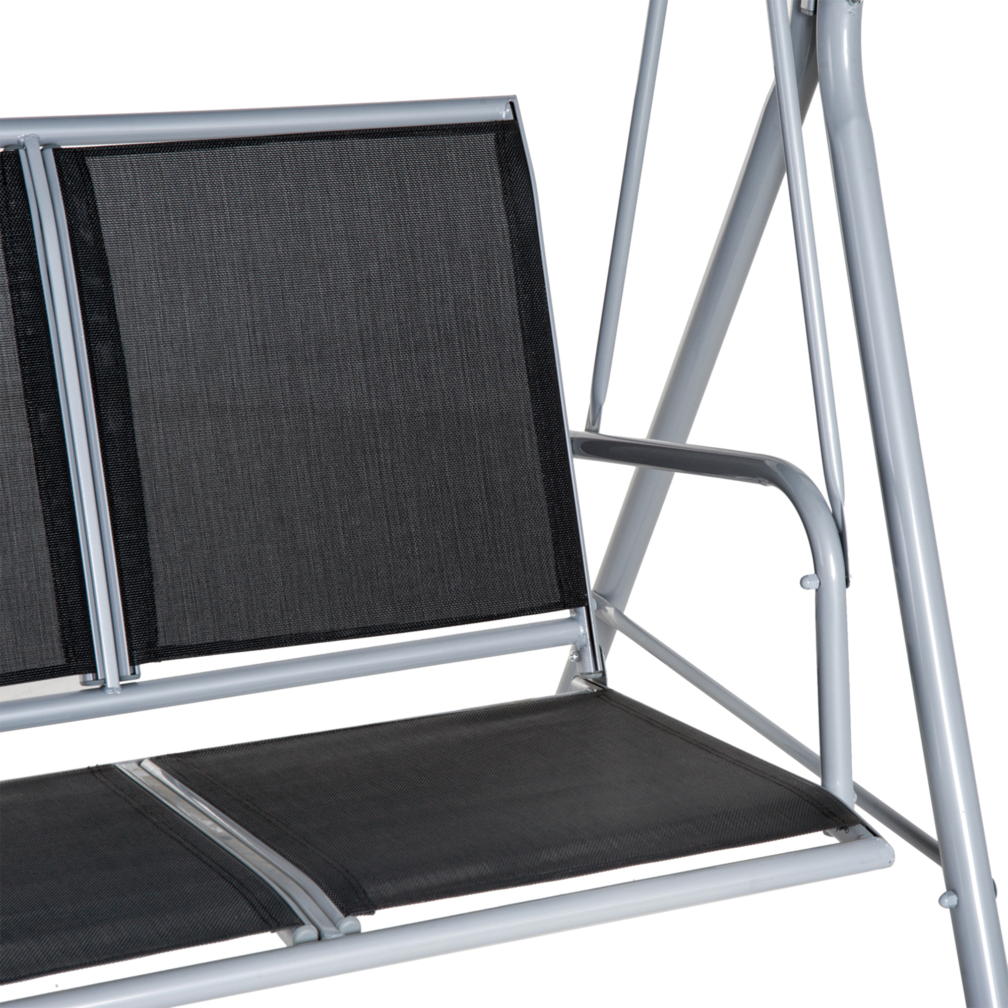 Outsunny 3-zits schommelzitje 171cm x 108cm x 154cm