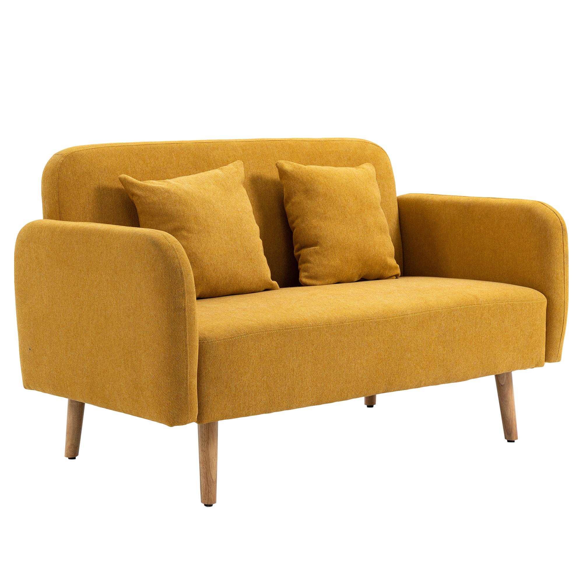 HOMCOM 2-zits tweepersoonsbank 130 cm x 70 cm x 80 cm