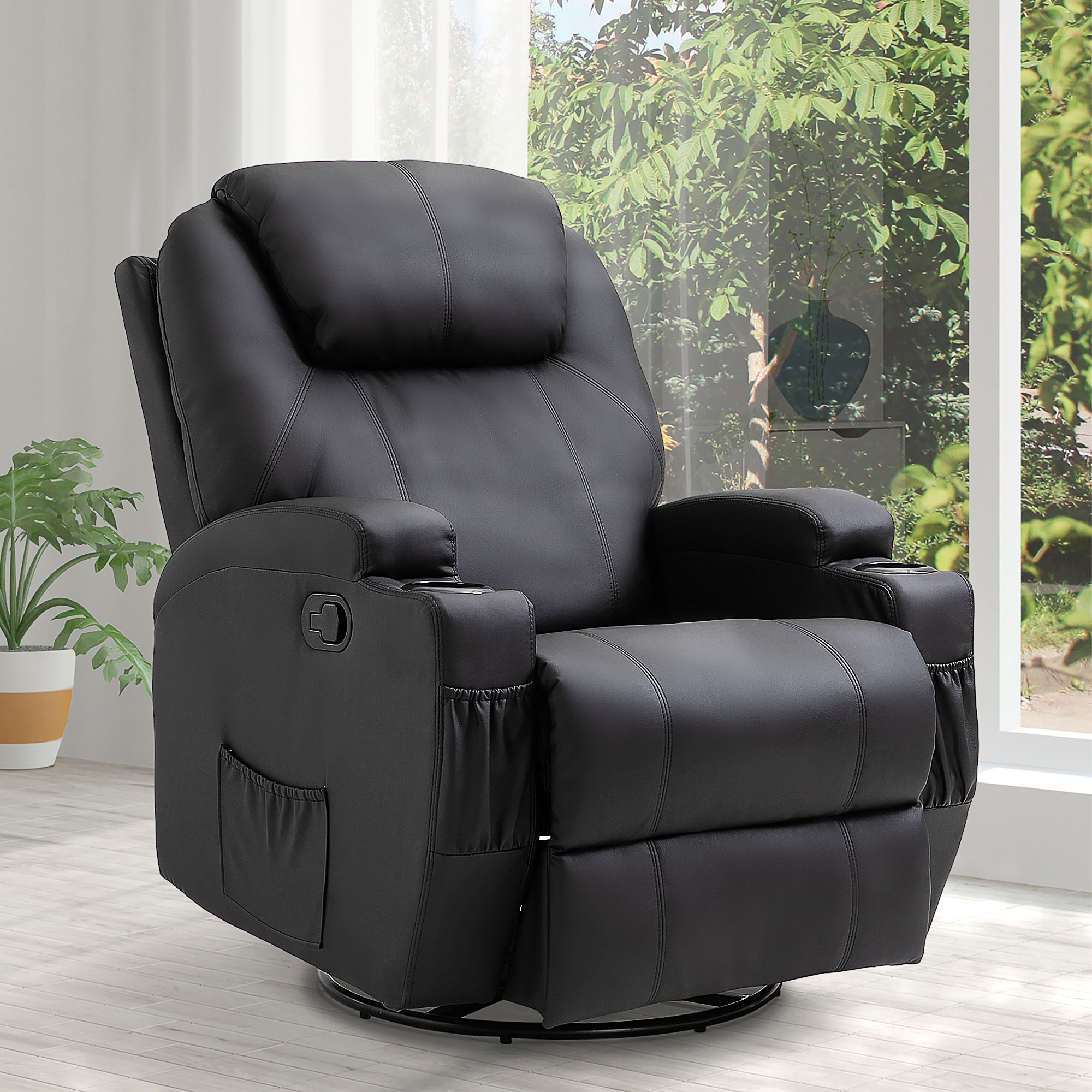 HOMCOM massagestoel tv-stoel relaxstoel tv-stoel