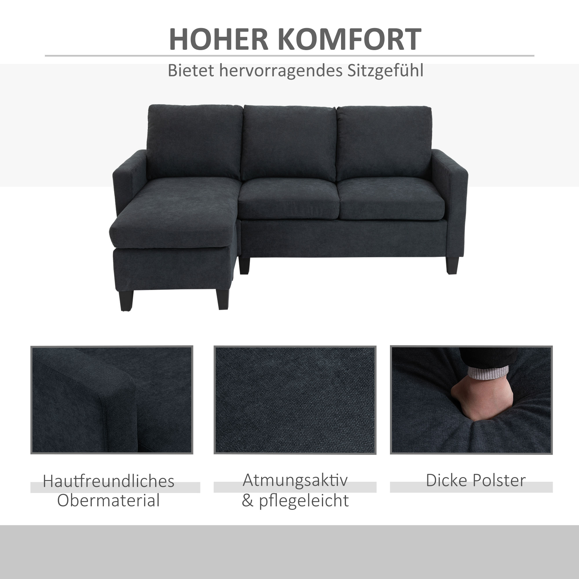HOMCOM Keukenkast, keukenbuffet met lade, multifunctionele kast met 2 open niveaus, 2 kasten, vitrinekast met anti-kantelbeveiliging, voor woonkamer, wit, 100 x 40 x 180 cm