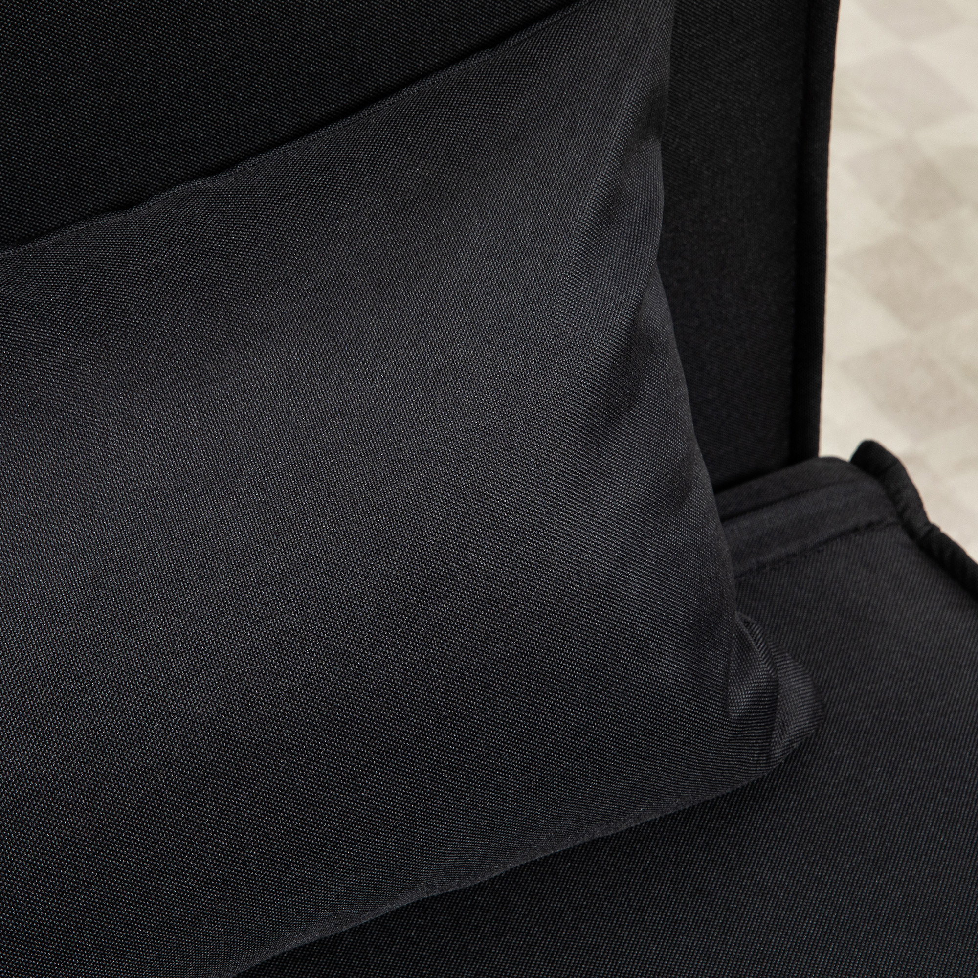 HOMCOM Relaxstoel met Bedfunctie, voor 1 Persoon, Modern Design, tot 350 kg, 94x78x80cm, Zwart