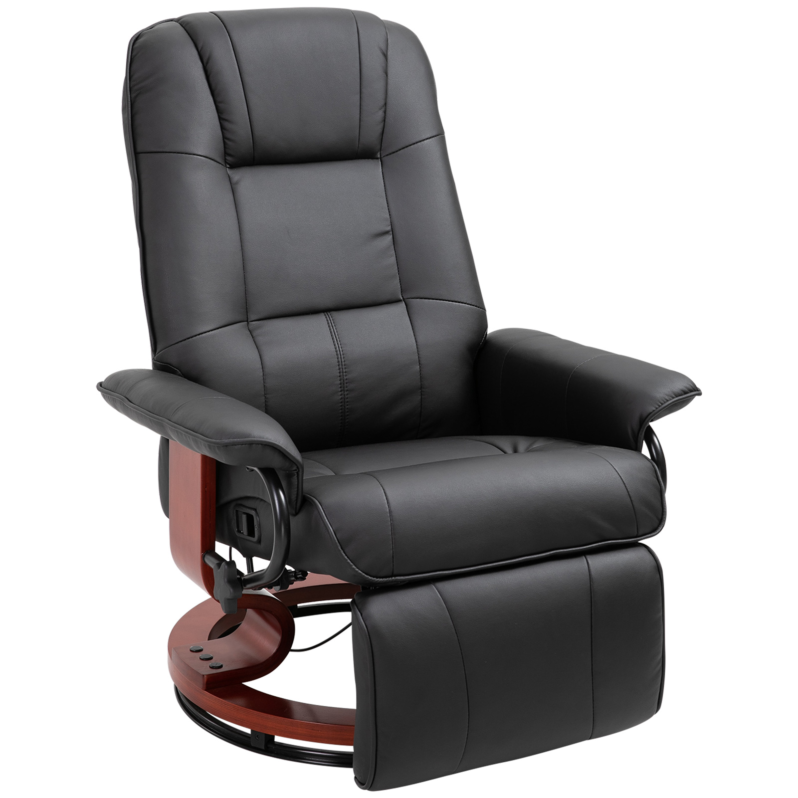 HOMCOM Relax TV-stoel fauteuil zwart
