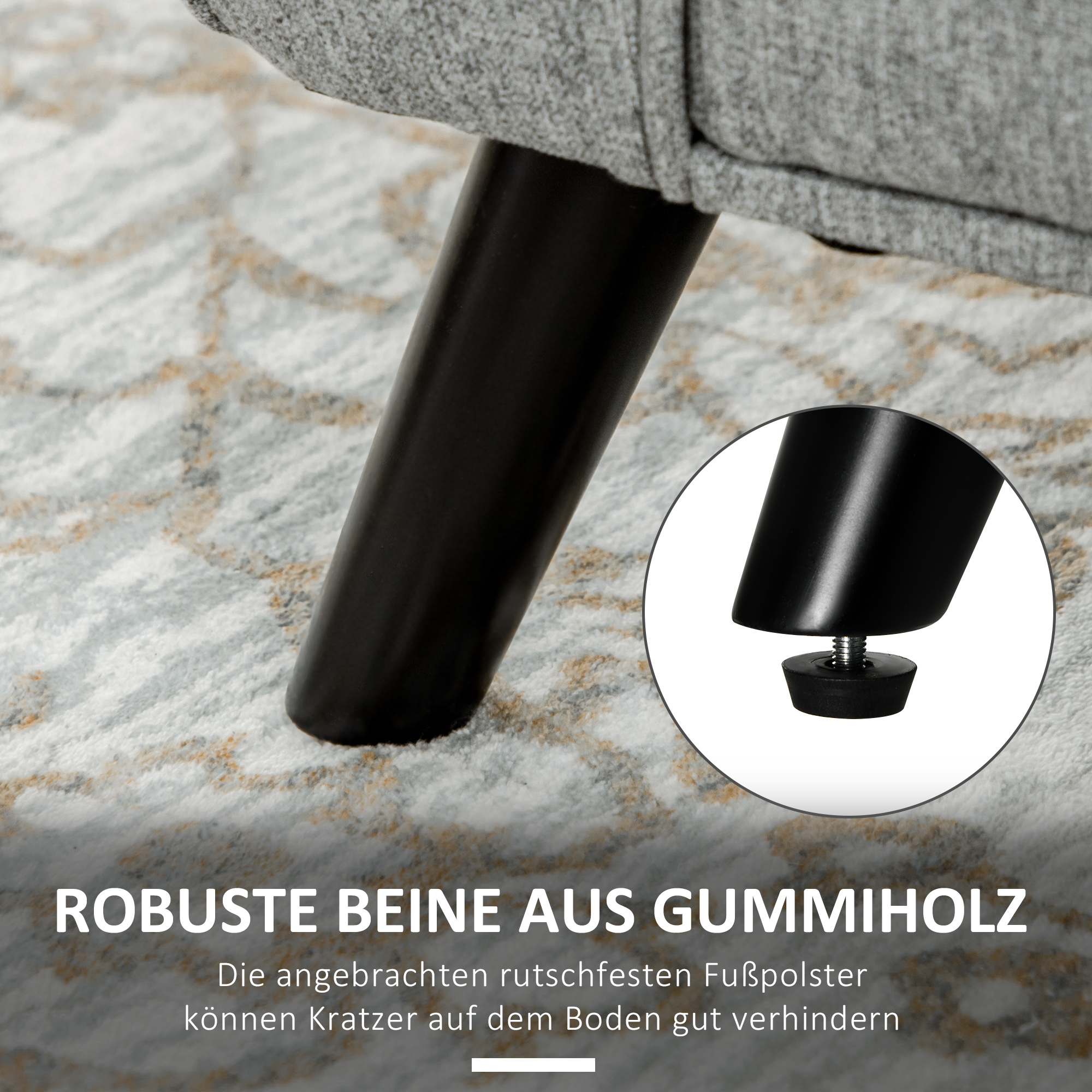 HOMCOM Sitzbank Bedbank Gestoffeerde Bank incl. opbergruimte, linnen-look, Grijs