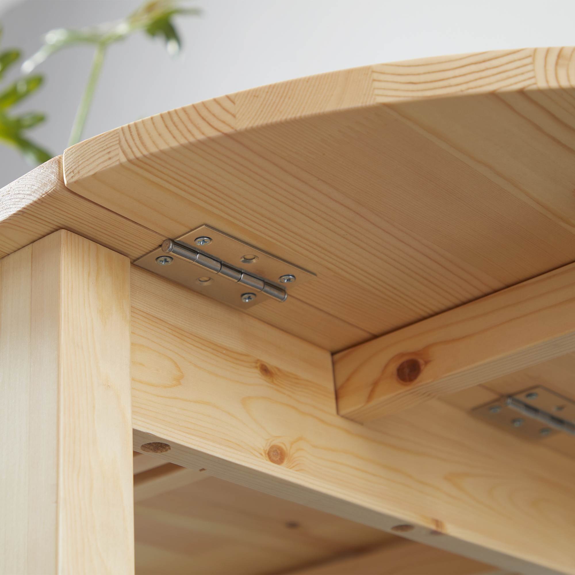HOMCOM Opklapbare Houten Eettafel Keukentafel voor 6 Personen met Drop-Leaf-Design 140 x 70 x 75 cm Natuurhout