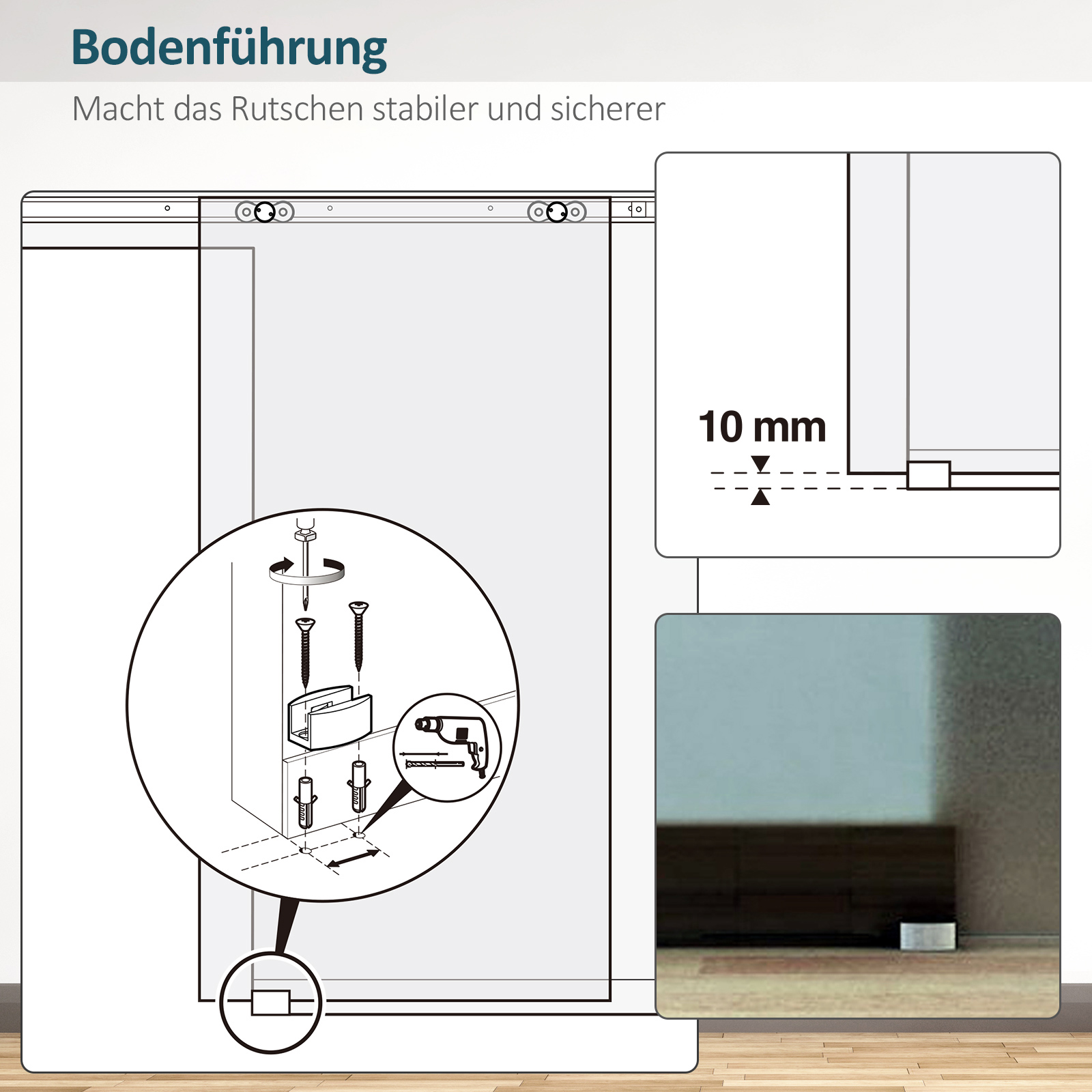 HOMCOM glazen schuifdeur schuifdeur glazen deur kantoor met zonder stroken 775/900/1025 x 2050 mm