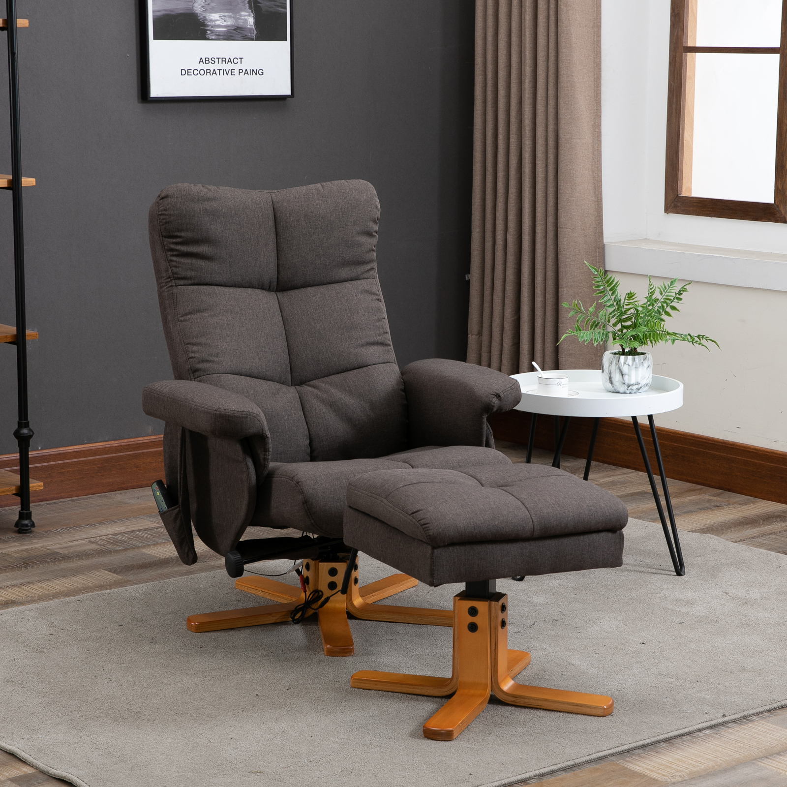 HOMCOM massagestoel 80 cm x 86 cm x 99 cm