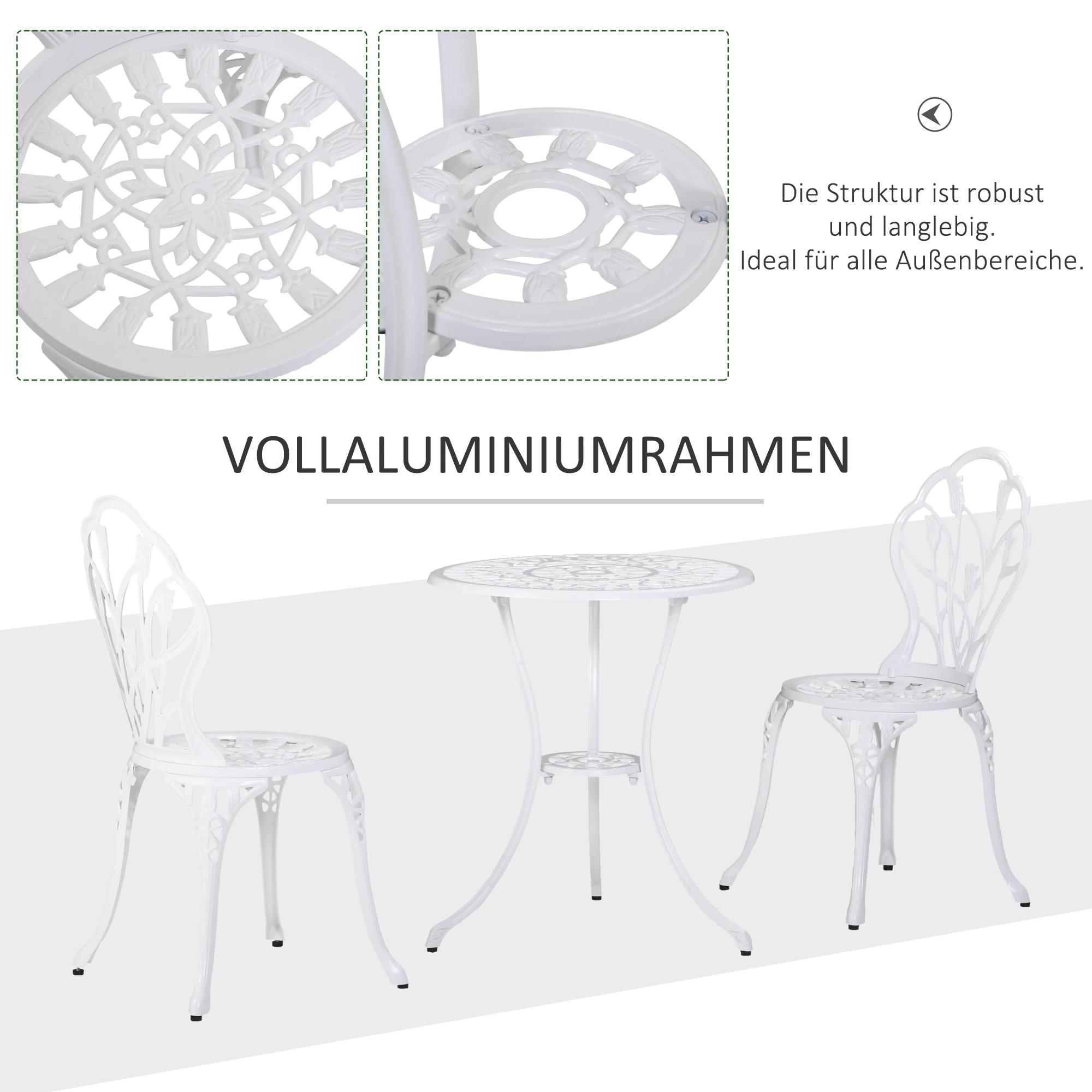 Outsunny 3-delige bistroset