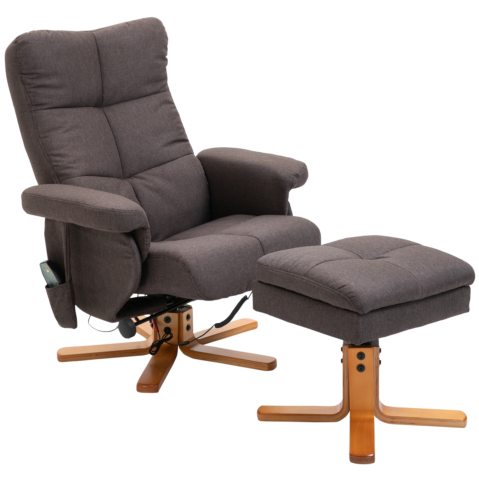 HOMCOM massagestoel 80 cm x 86 cm x 99 cm