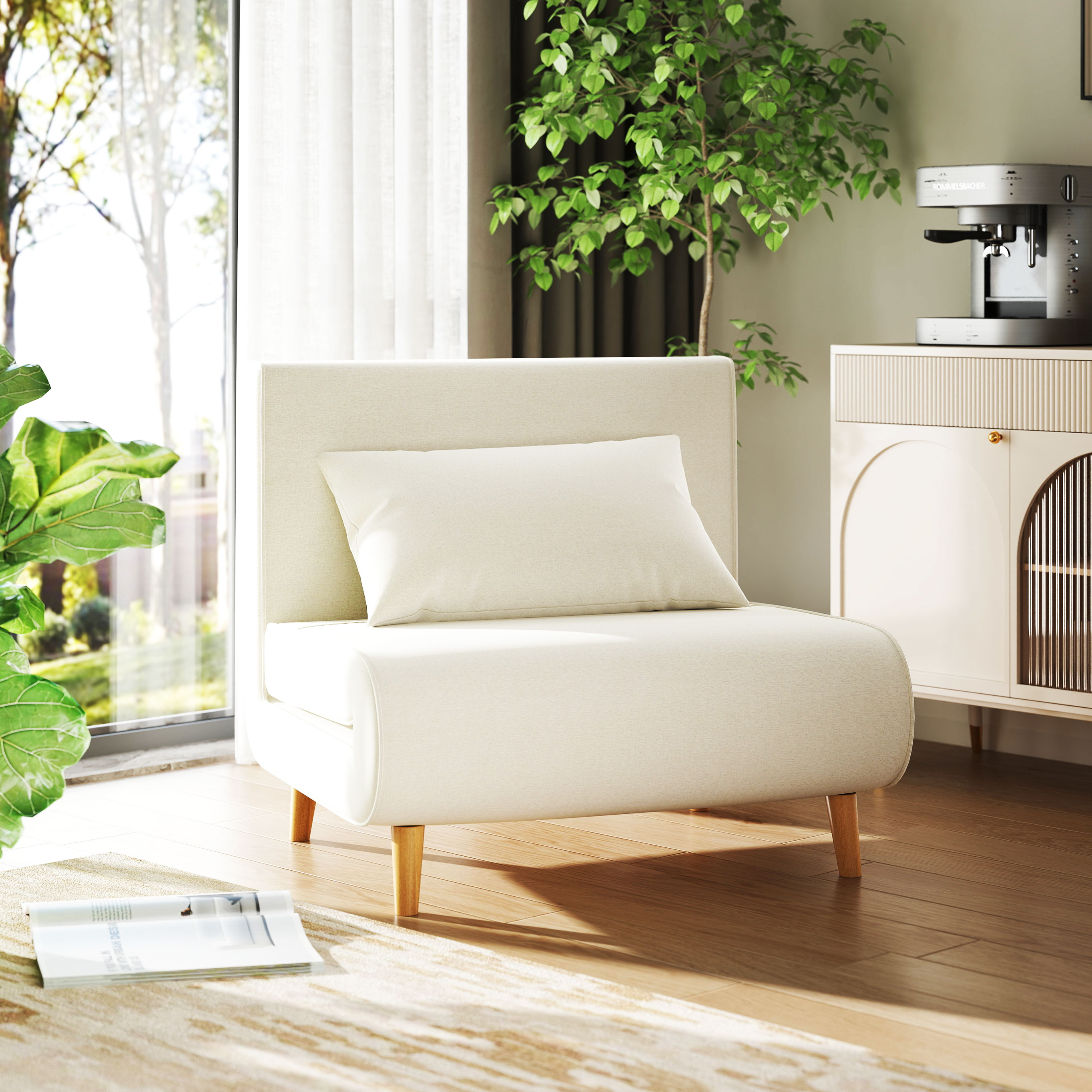 HOMCOM eenpersoonsslaapbank slaapbank