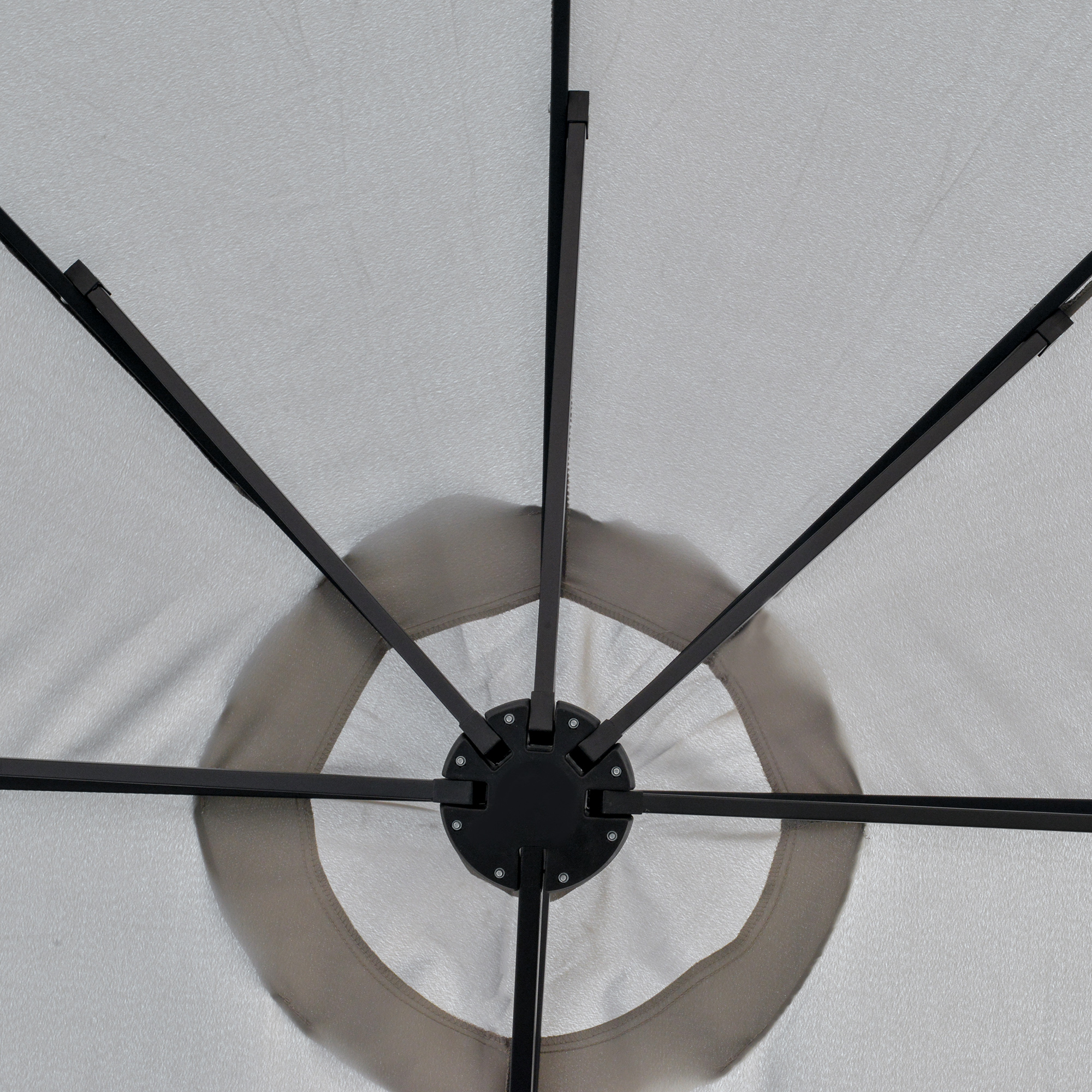 Outsunny parasol met LED-verlichting 4,5m diameter