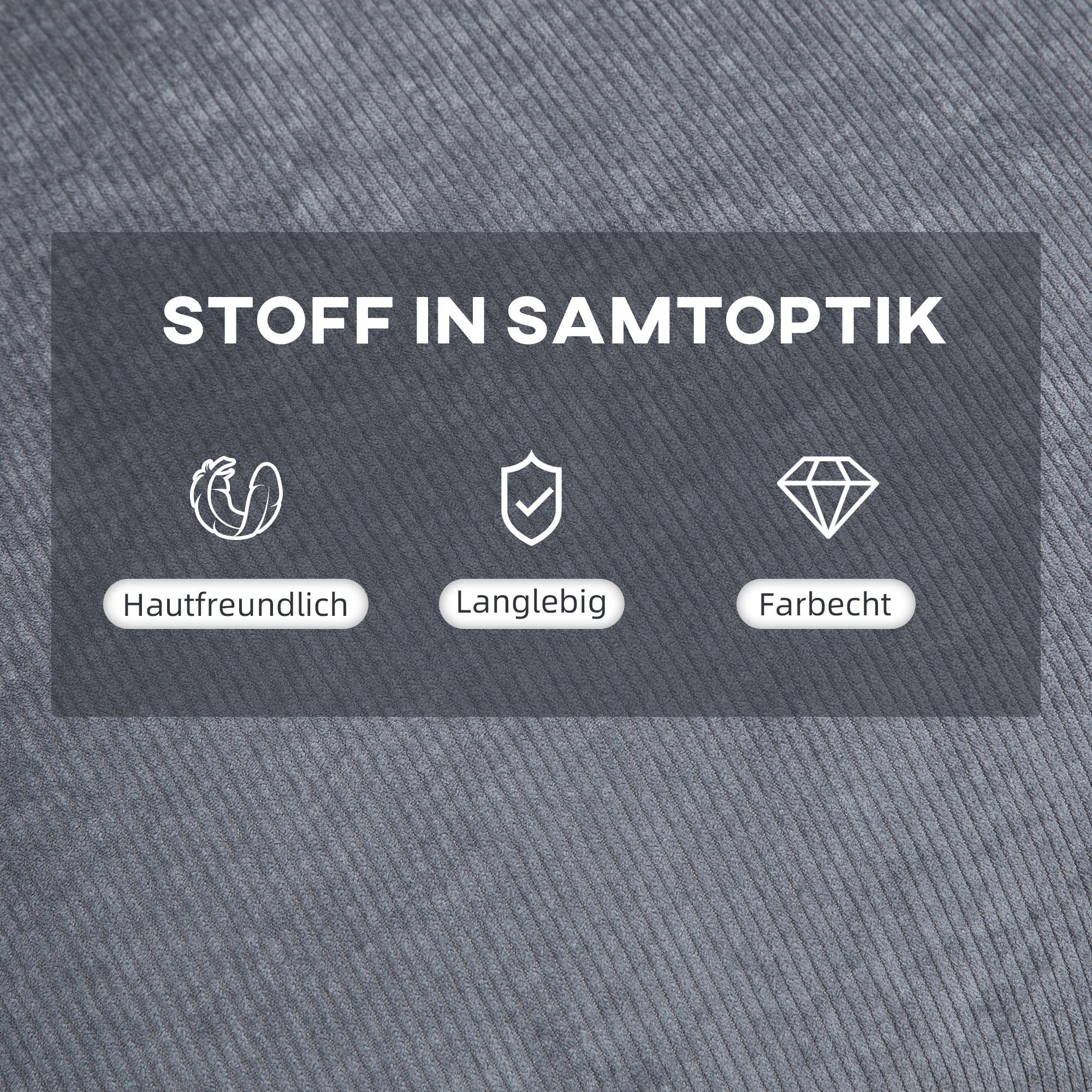 HOMCOM Relaxfauteuil met Ottoman Polsterstoel, Inclusief Kussen, 68 cm x 91,5 cm x 88 cm, Lichtgrijs