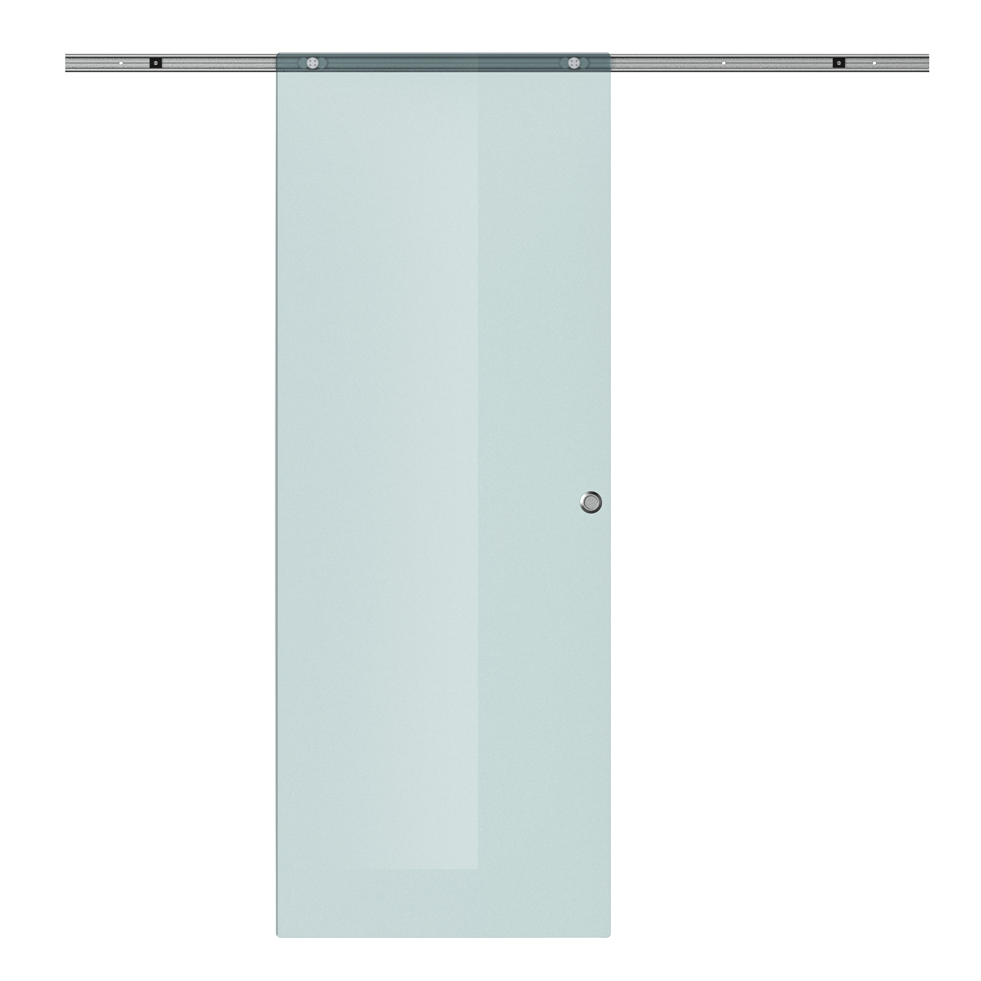 HOMCOM glazen schuifdeur schuifdeur glazen deur kantoor met zonder stroken 775/900/1025 x 2050 mm