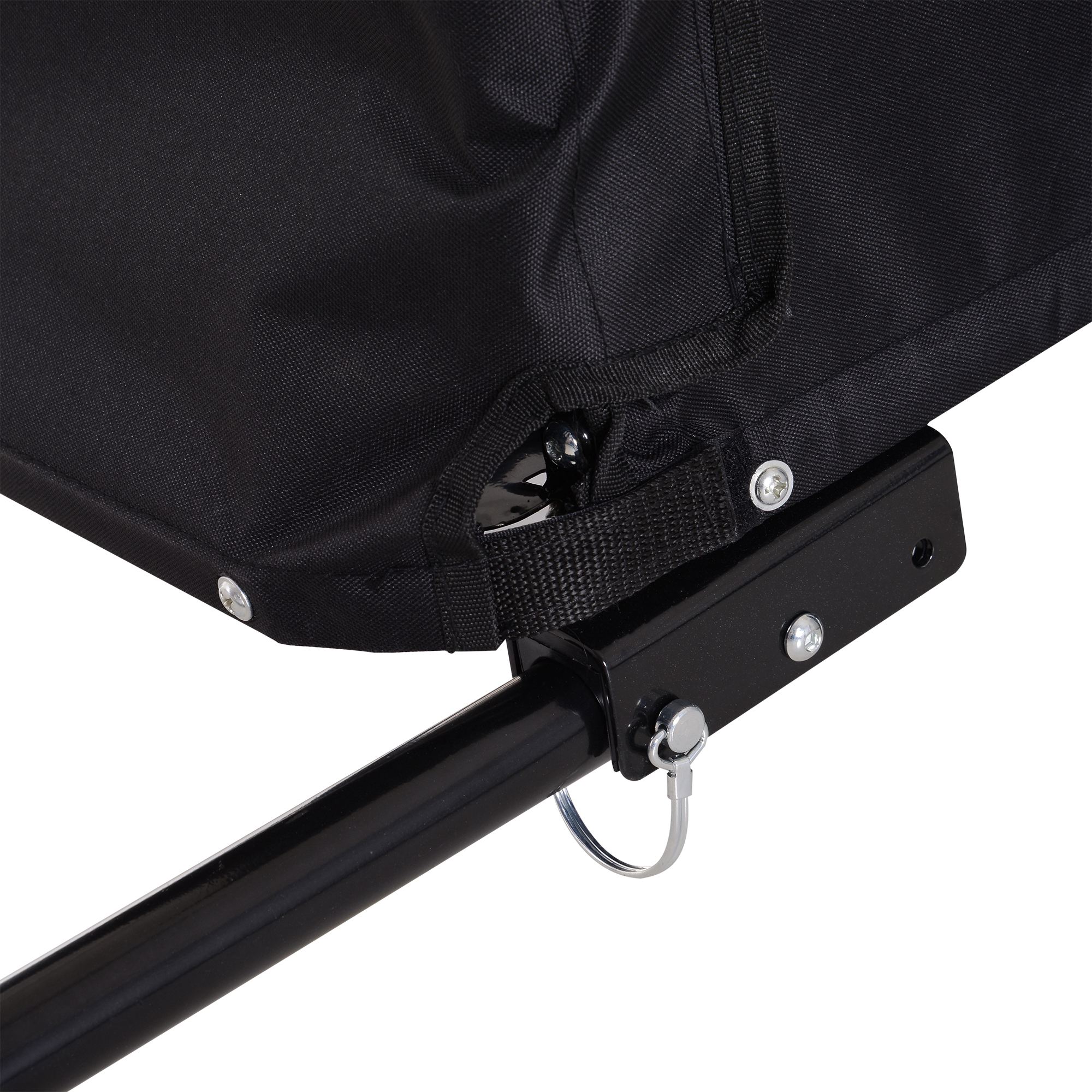 HOMCOM fietsaanhanger rood-zwart