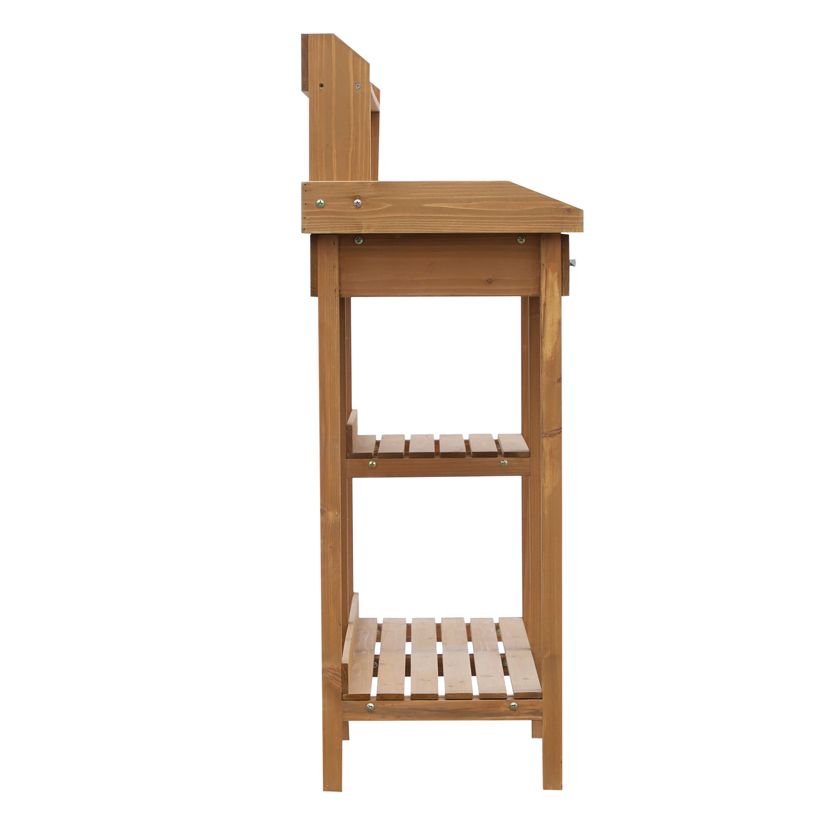 plantentafel met kuip tuiniertafel bloementafel, vurenhout els