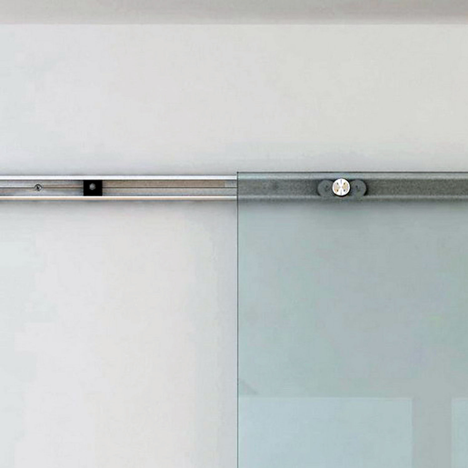 HOMCOM glazen schuifdeur schuifdeur glazen deur kantoor met zonder stroken 775/900/1025 x 2050 mm
