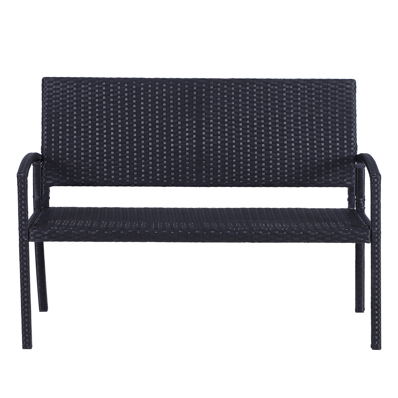 Outsunny poly-rotan tuinbank