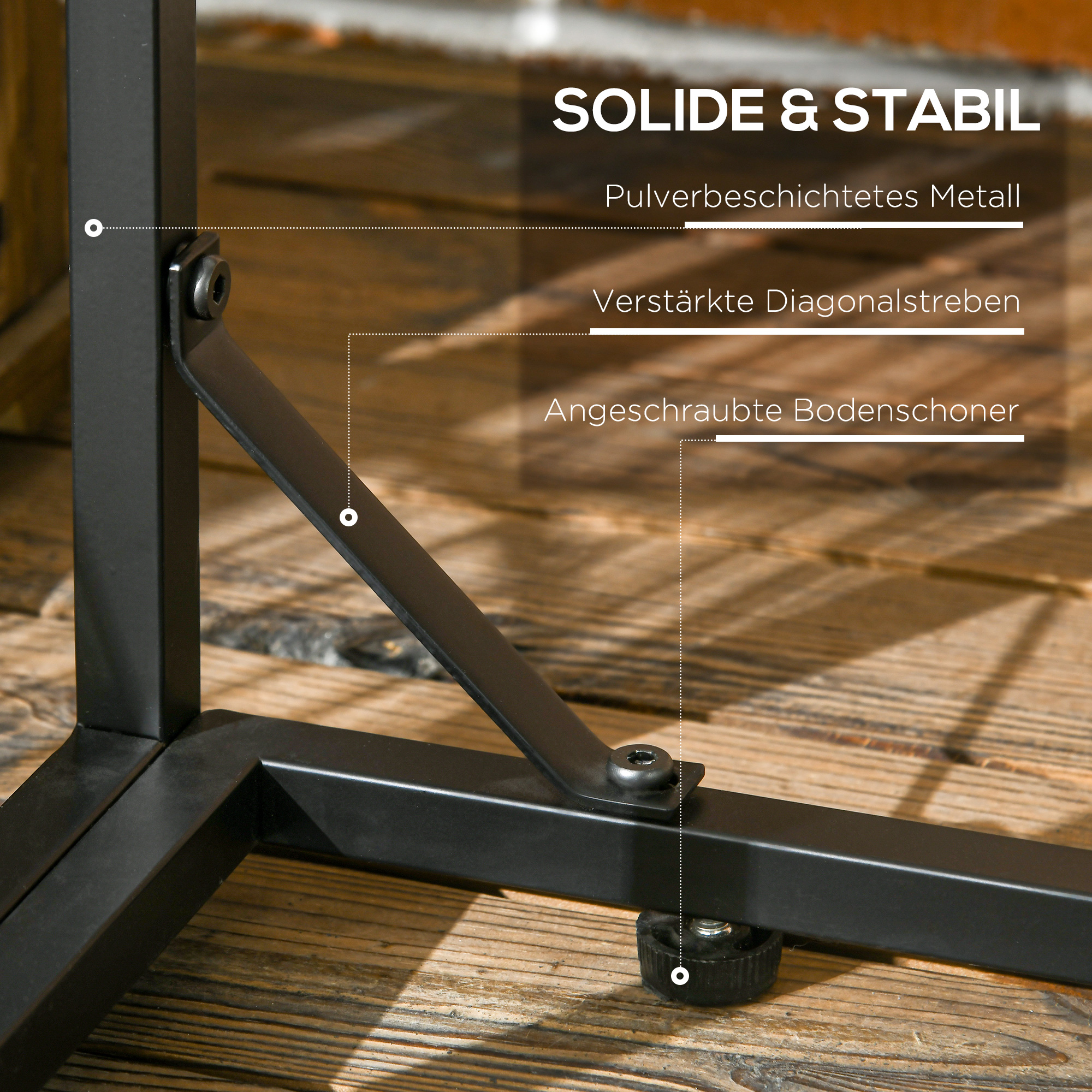 Outsunny Houtopslag voor buiten, tot 2100 kg, polycarbonaat dak, metalen frame, 185 x 67 x 185 cm
