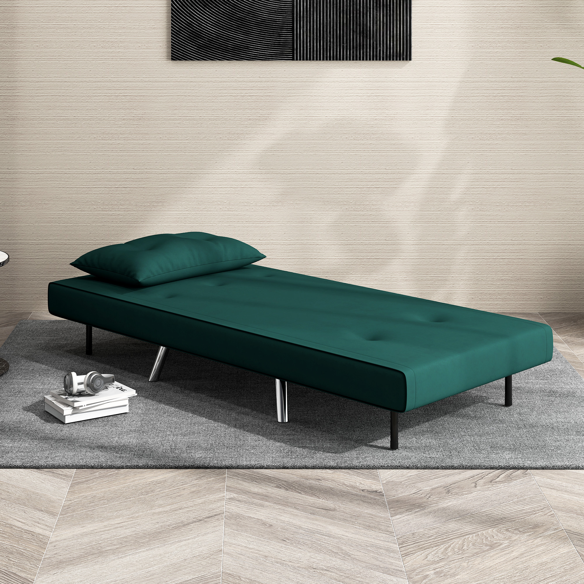HOMCOM Apparatenkast, tuinschuur, 2 planken, 2 deuren, weerbestendig, natuurlijk hout, 79 x 49 x 190 cm
