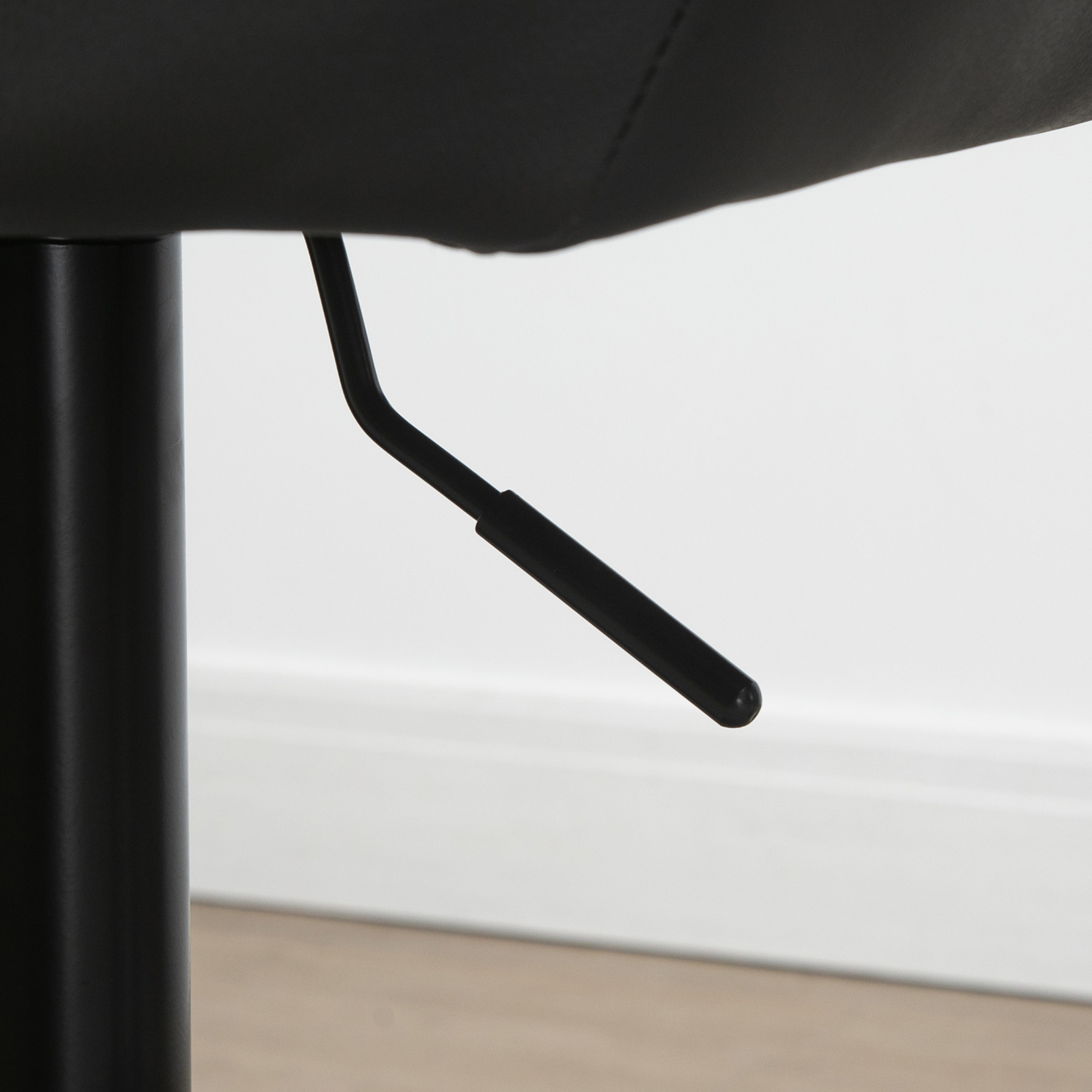 HOMCOM barkrukken, set van 2, tegenkrukken, in hoogte verstelbaar, draaibaar, in retro-design