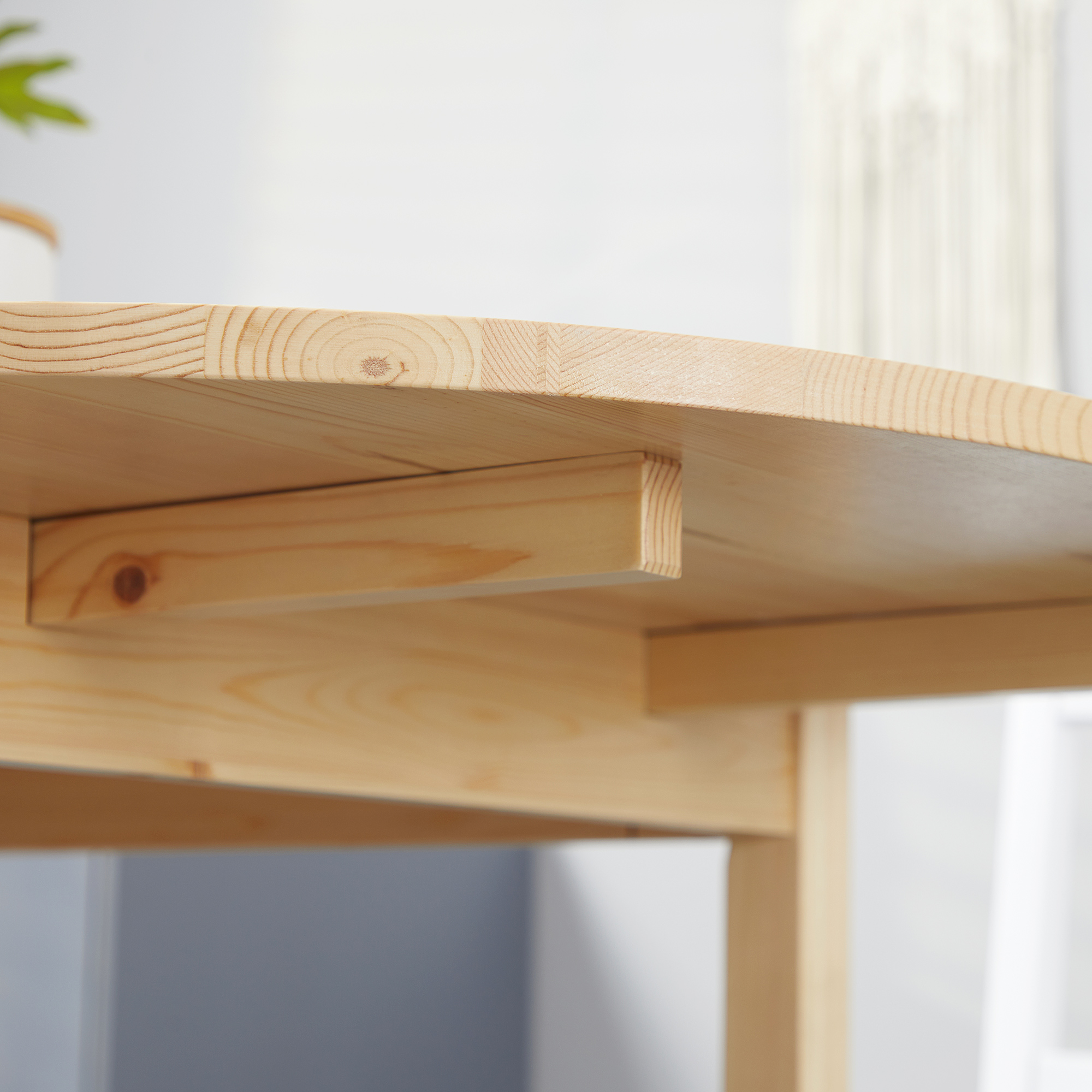 HOMCOM Opklapbare Houten Eettafel Keukentafel voor 6 Personen met Drop-Leaf-Design 140 x 70 x 75 cm Natuurhout