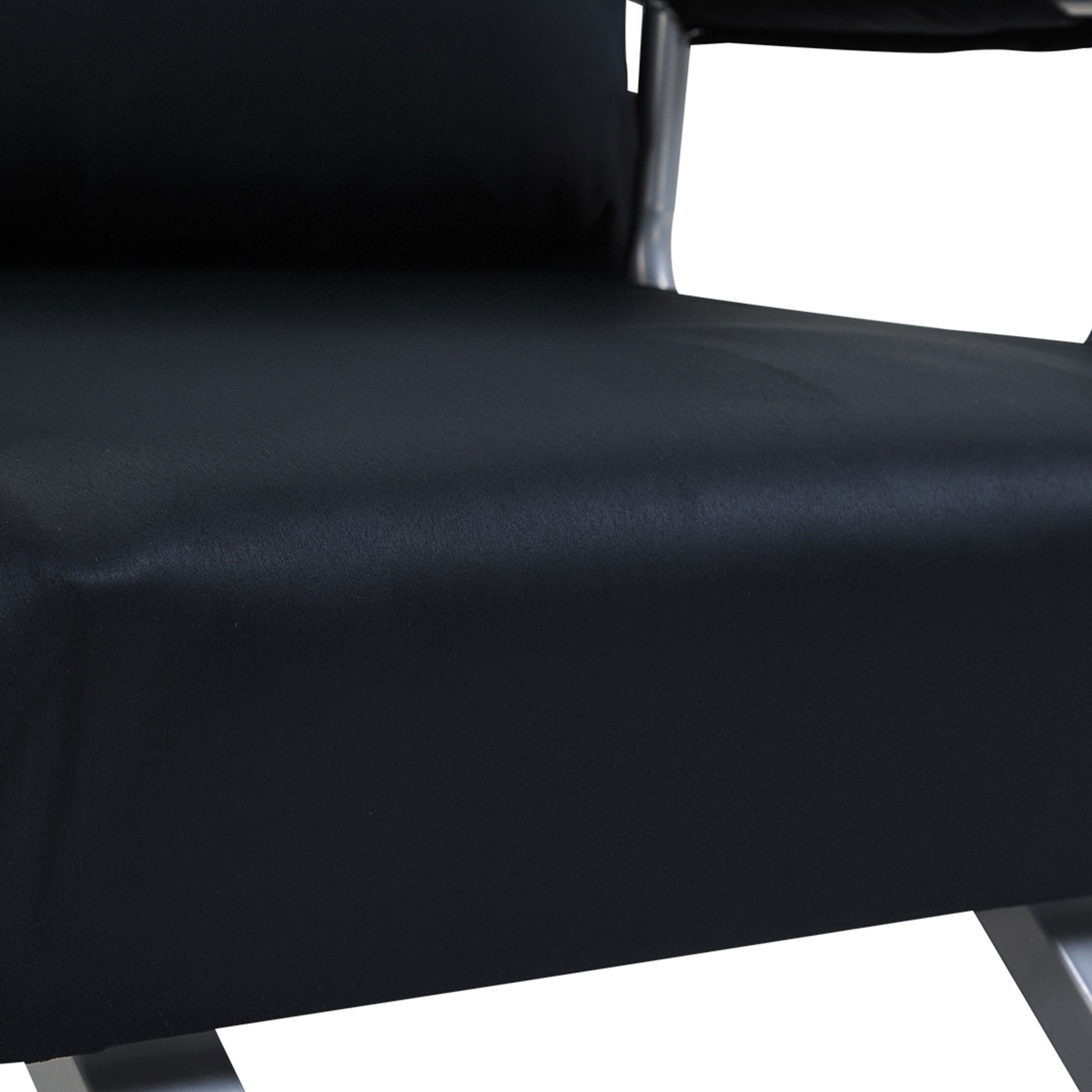 HOMCOM 3-in-1 slaapbank, logeerbed, fauteuil inclusief kussens, zwart