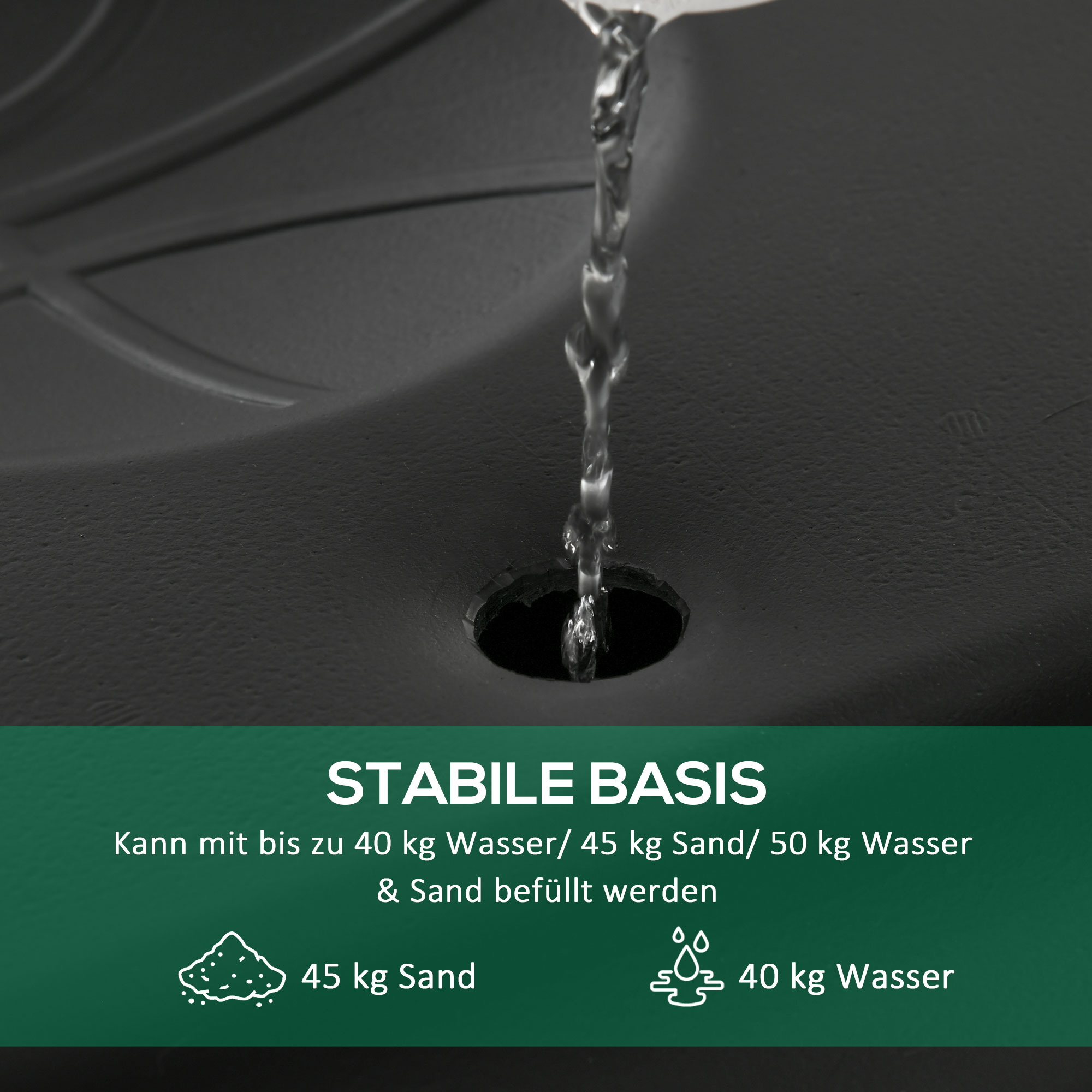 HOMCOM Verstelbare Basketbalstandaard met Wielen 210-260 cm - Voor Buiten & Binnen