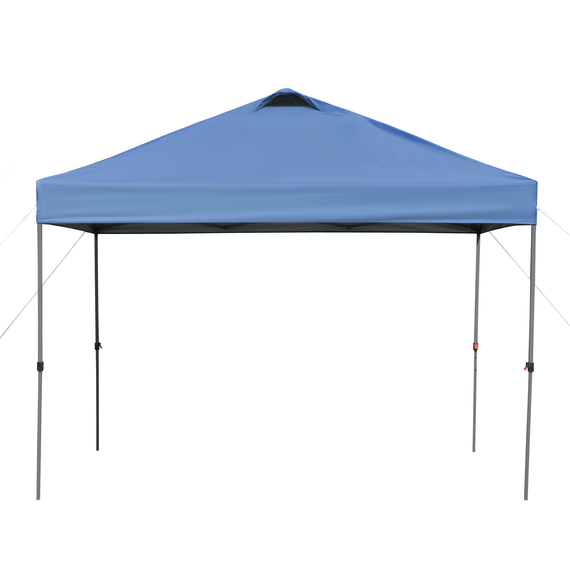 Outsunny Tuin-Paviljoen, Opvouwbare Paviljoen, Feesttent, Tuinpaviljoen Incl. Haringen Spanlijnen, Oxfordstof, 2,95 x 2,95 x 2,64 m, Blauw