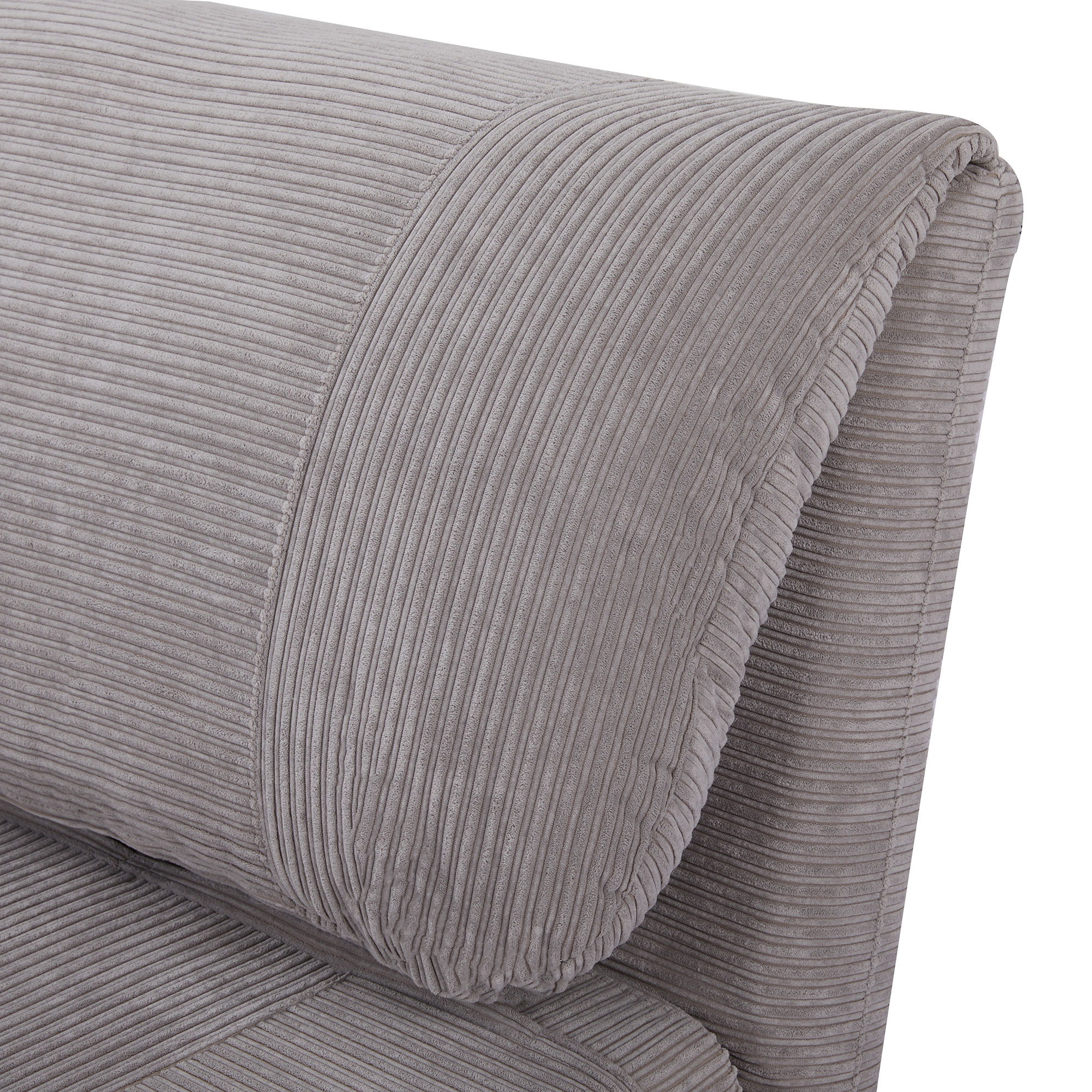 HOMCOM 2-in-1 slaapbank, fauteuilbed, opvouwbare matras, logeerbed, opklapbed, lichtgrijs
