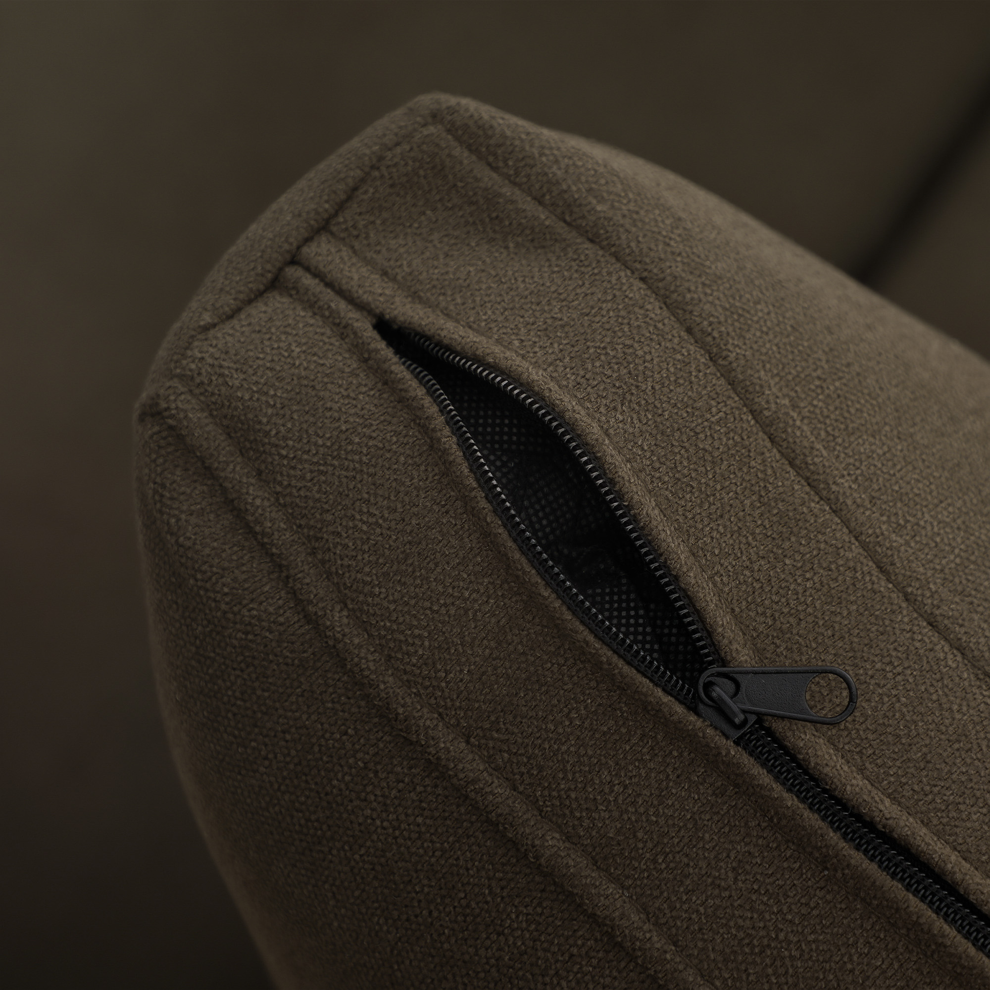 HOMCOM Tweezitsbank met Opbergruimte, Gestoffeerde Bank in Fluweellook met Rugkussens voor Woonkamer, Slaapkamer, Kantoor, Bruin