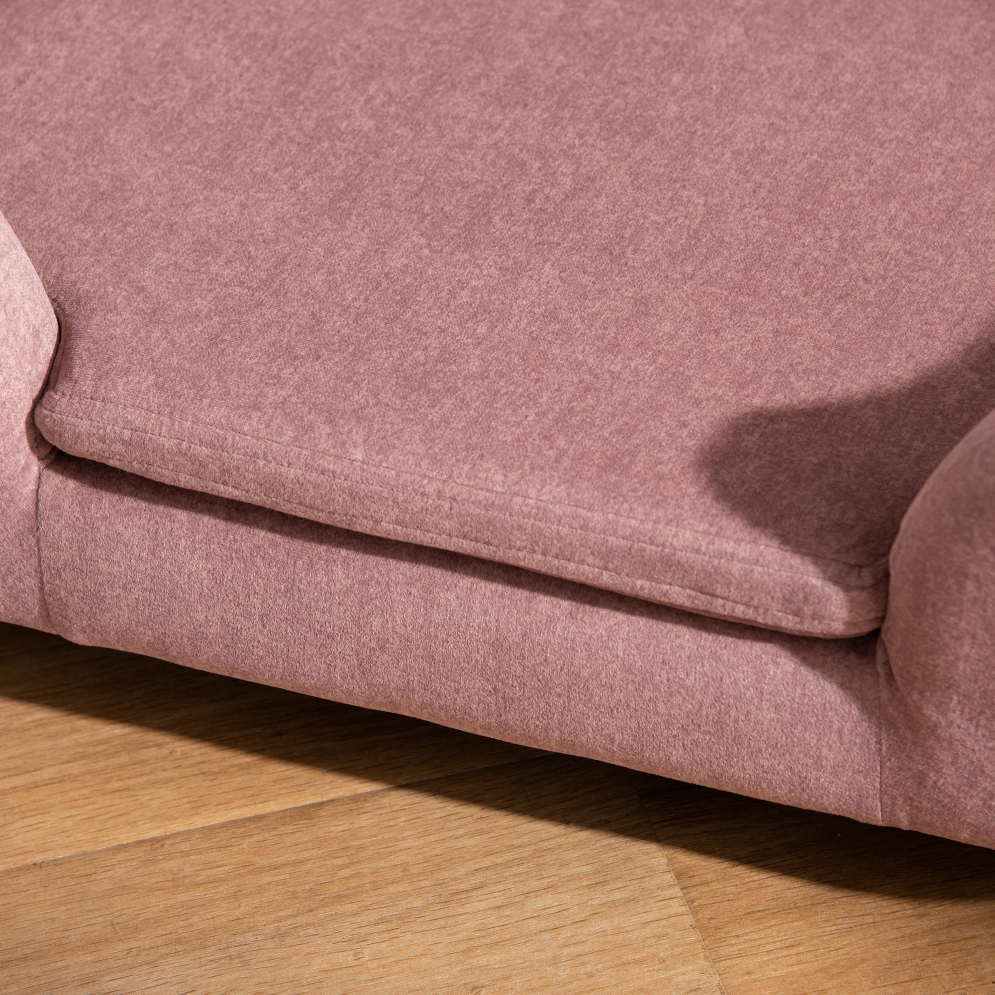 PawHut hondenbank hondenmat hondenmand hondenbank hondenbank katten bank met kussen achterzak pluche schuim grenen hout roze 70 x 47 x 30 cm