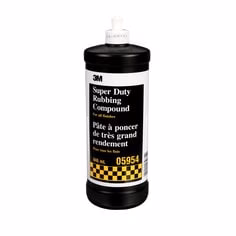 3M 05954  ~  Compounds 0 Super Duty Rubbing Compound Tan 1Qt