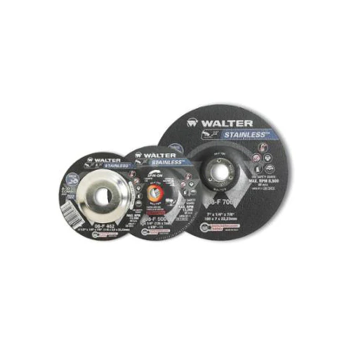 WALTER 08F450  ~  4-1/2X1/4 A30Ss Spin-On Wheels