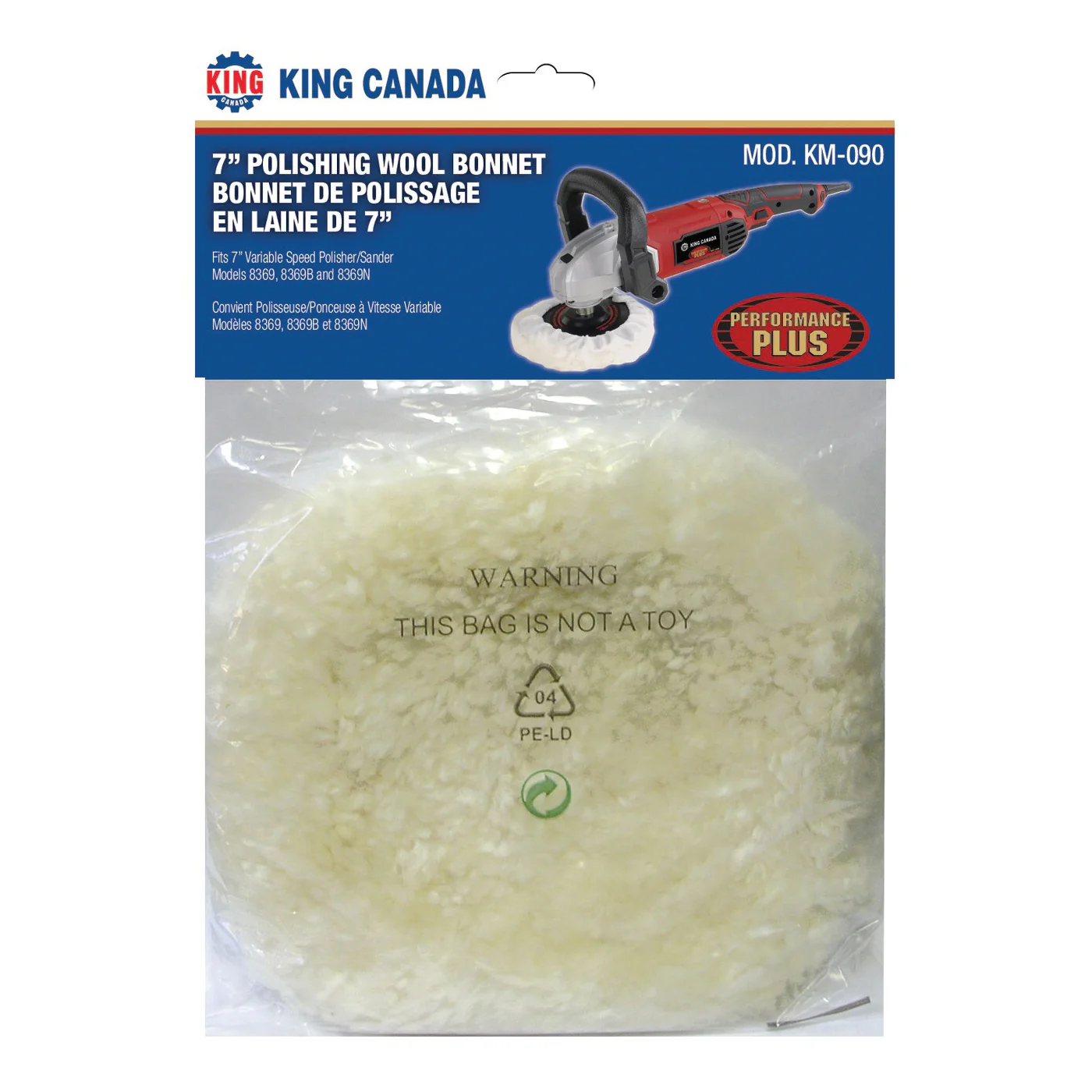 King Canada KM-090 ~ Buffs Wool Bonnet