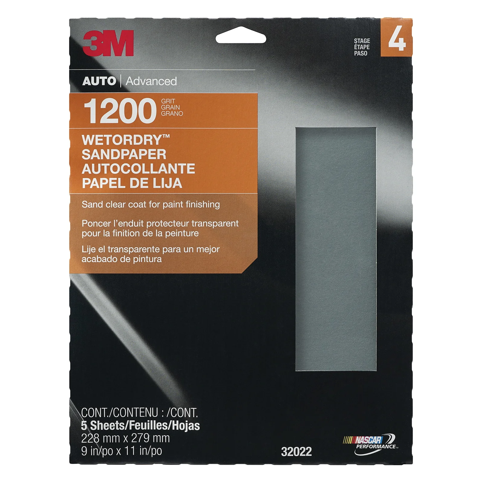 3M 32022  ~  Wetordry Sandpaper 1200 Grit - 9 Inch x 11 Inch