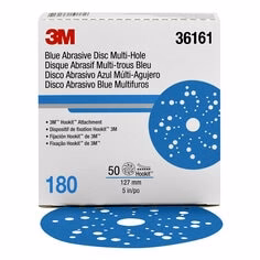 3M 36160  ~  Hookit Blue Abrasive Disc 321U 150 5 Inch (127 mm)
