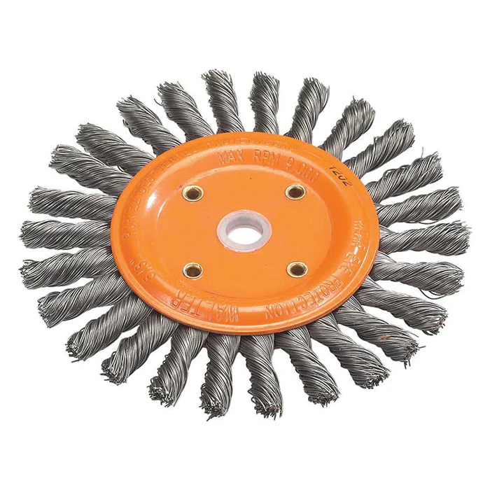 WALTER 13B280  ~  8 Inch Knot Twist Bench Grinder Brush