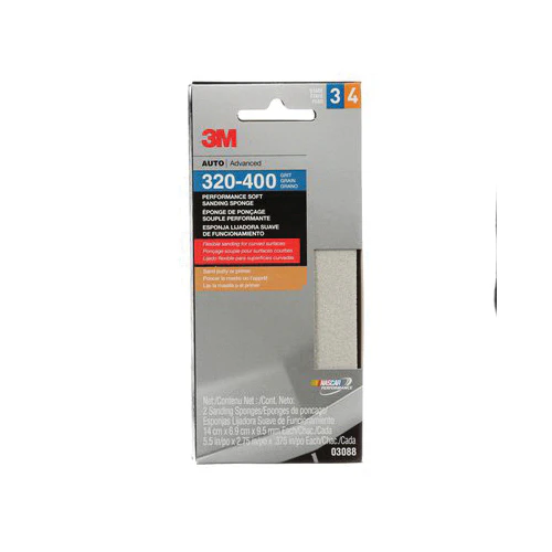 3M 03088C  ~  Soft Sanding Sponge 320-400 Grit