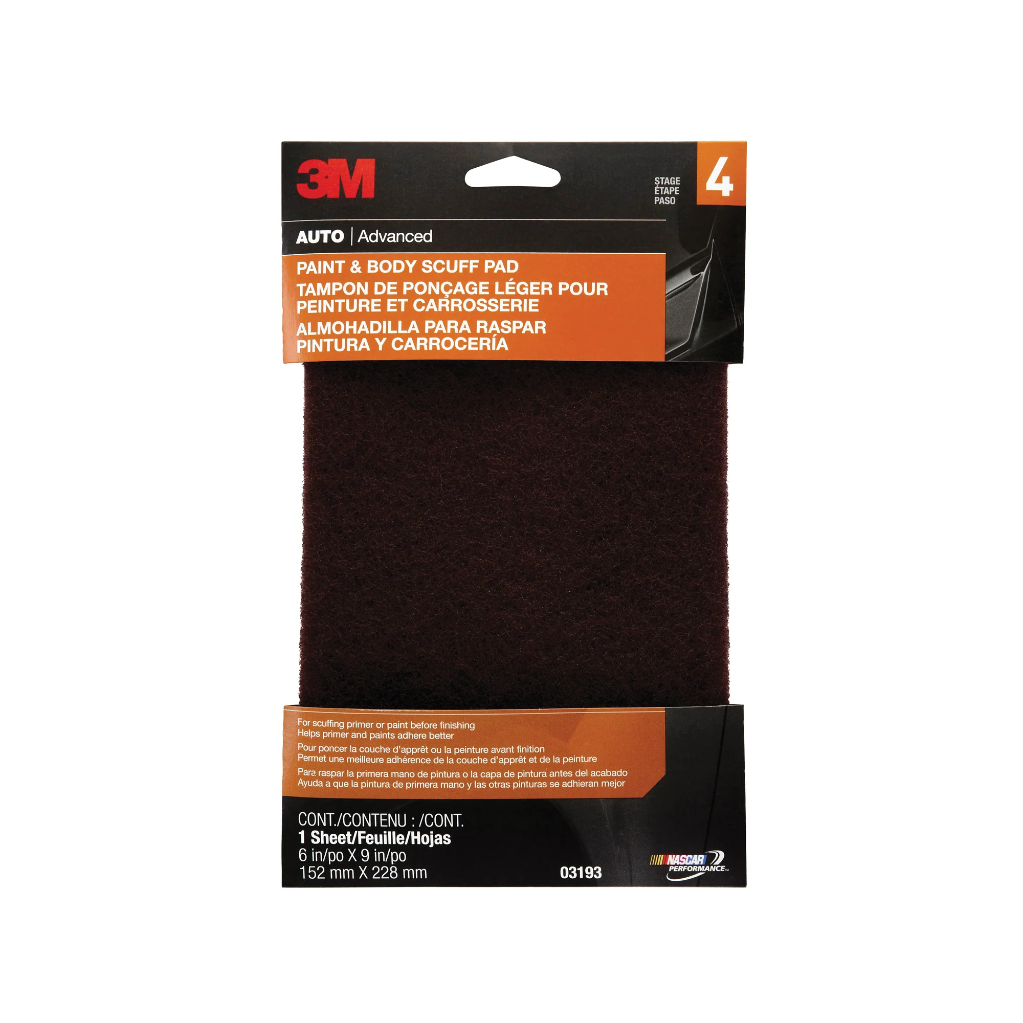 3M 03193NA  ~  Paint and Body Scuff Pad