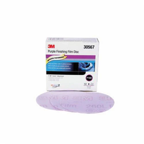 3M 30567  ~  HOOKIT PURPLE FINISHING FILM DISC 260L P1500 5 IN (12.7 CM)