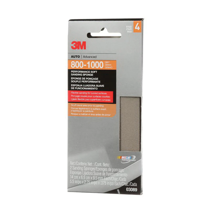 3M 03089C  ~  Soft Sanding Sponge 800-1000 Grit