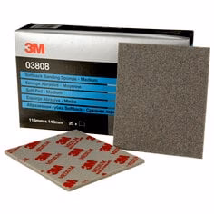 3M 03808  ~  Softback Sanding Sponge Medium (4-1/2 Inch x 5-1/2 Inch)