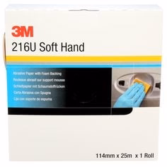 3M 50340  ~  4-1/2 Inch x 25M 800 Grit 216U Aluminum Oxide Paper Roll
