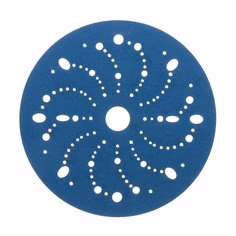 3M 36178  ~  Hookit Blue Abrasive Disc 321U 240+ Multi-hole 6 Inch (152.4 mm)