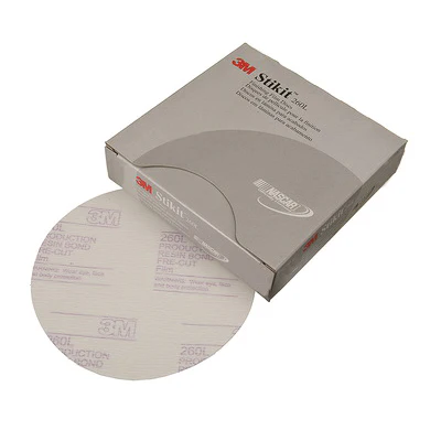 3M 01320  ~  Self Adhesive Film (PSA) Discs 6 Inch 260L Material Aluminum Oxide in 800 Grit
